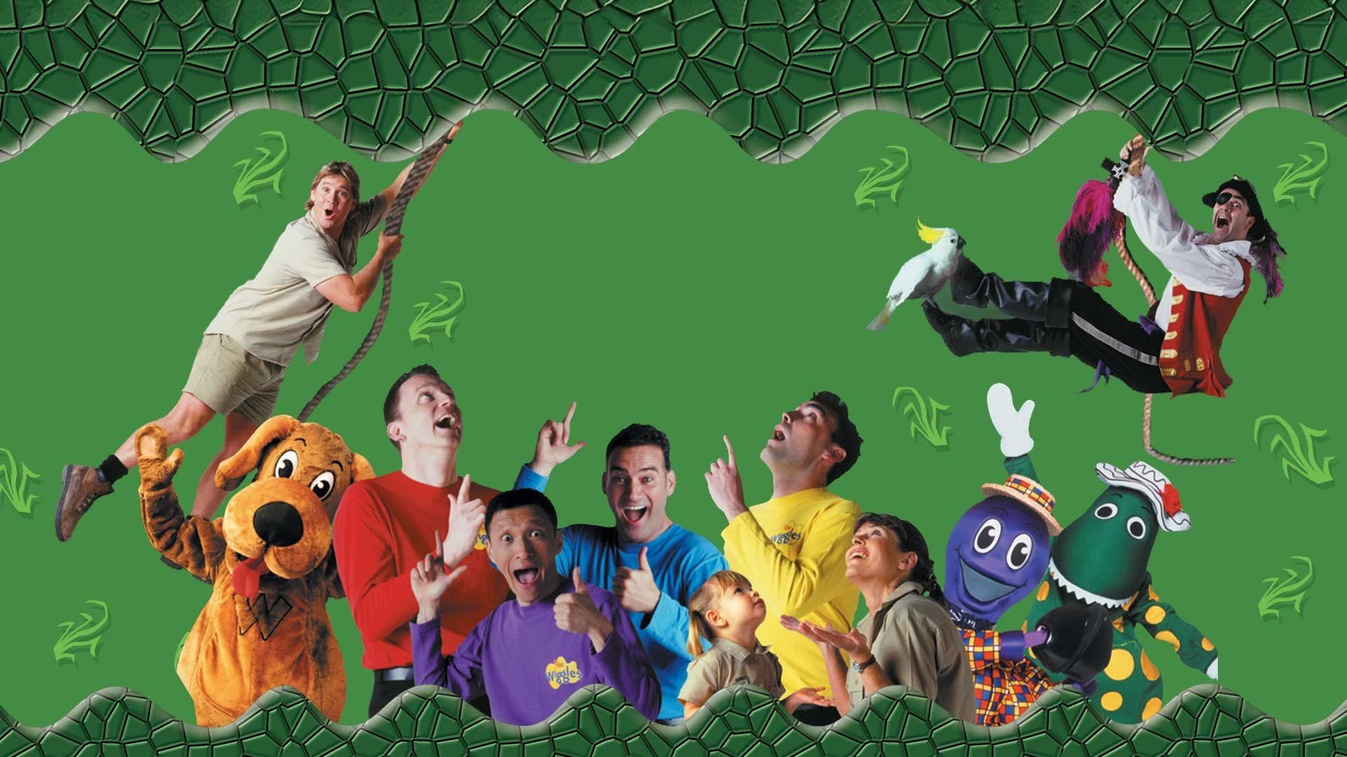 The Wiggles: Wiggly Safari background