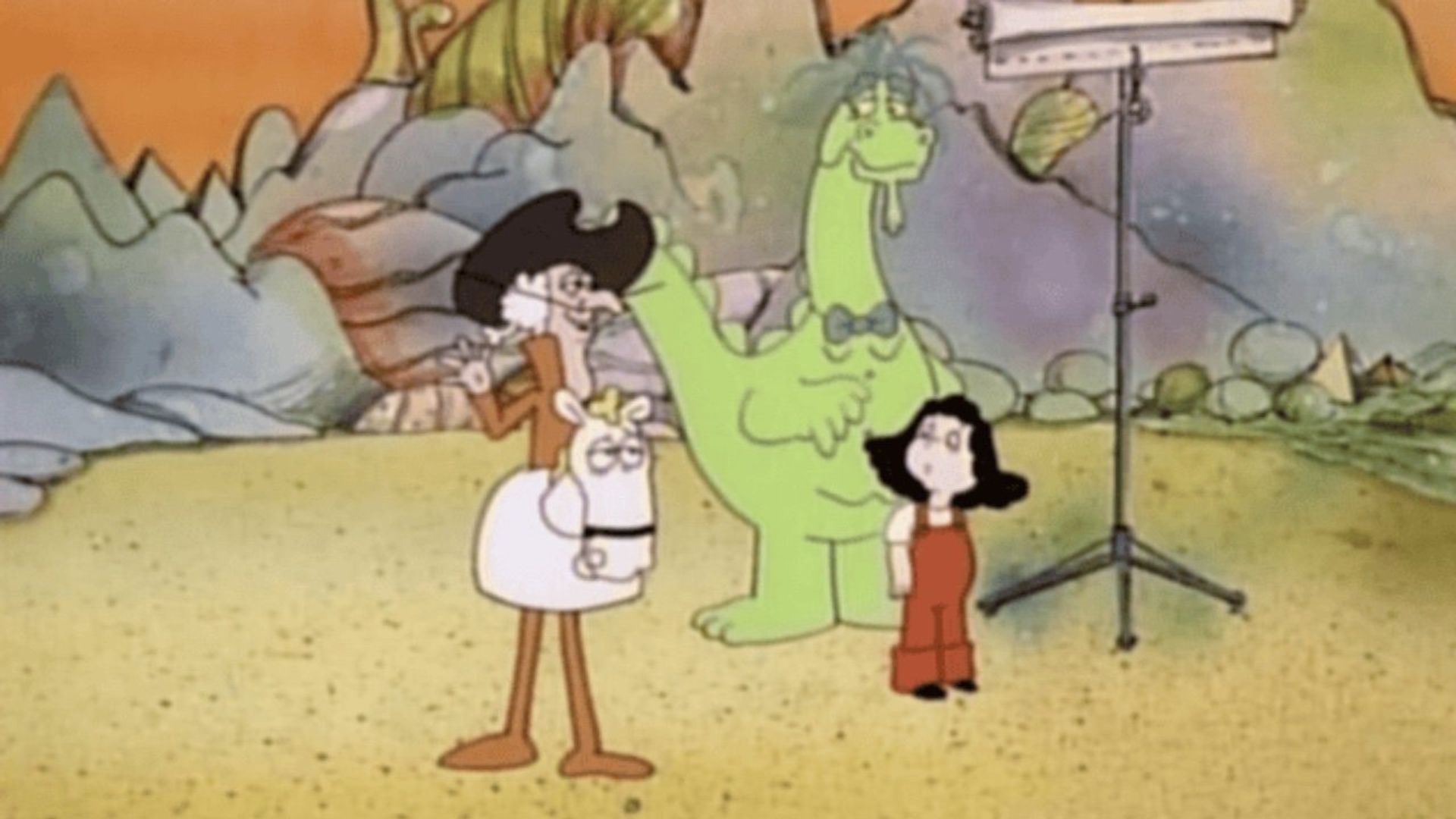 Puff the Magic Dragon in the Land of the Living Lies background