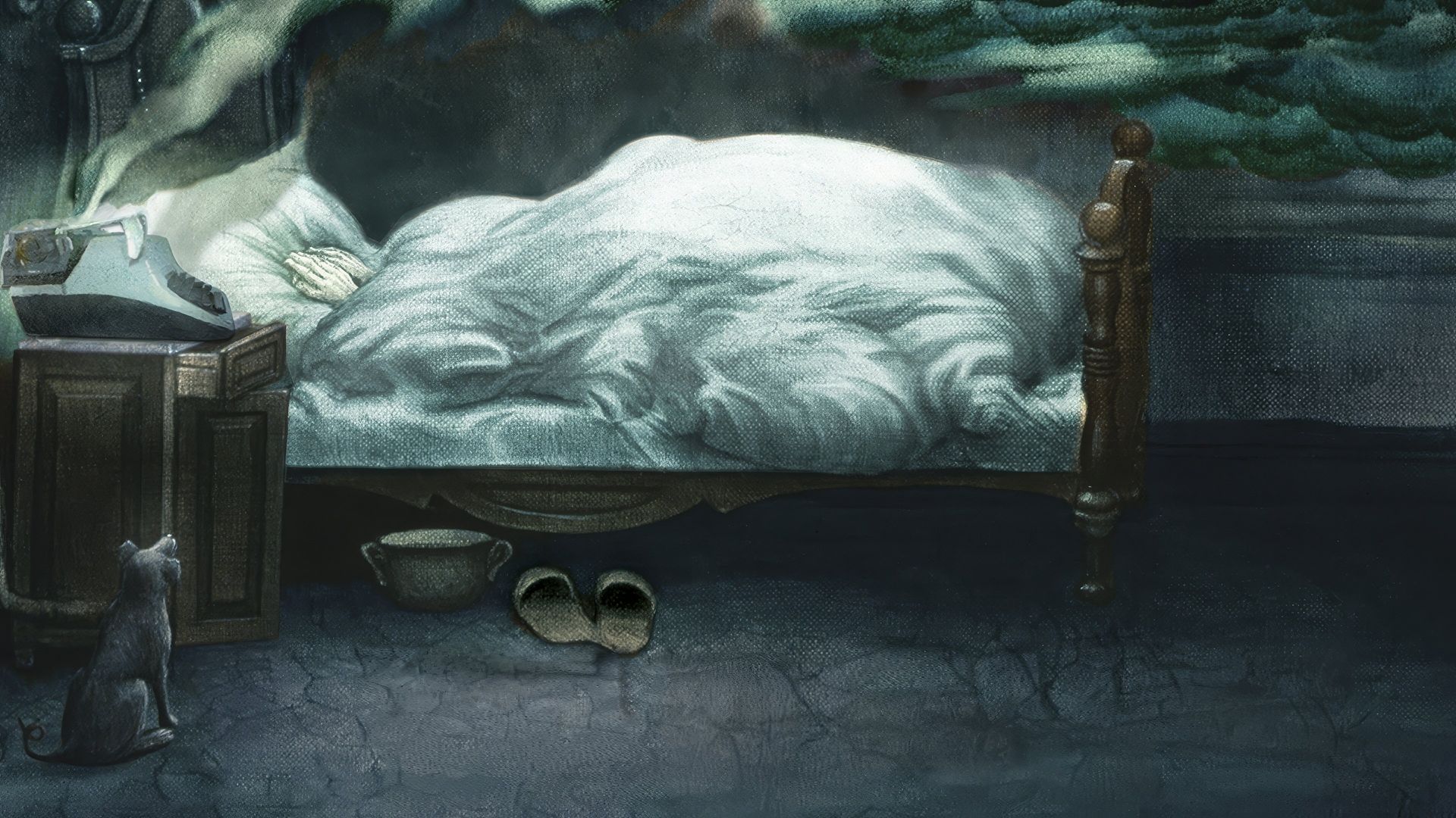 Dreams with Sharp Teeth background