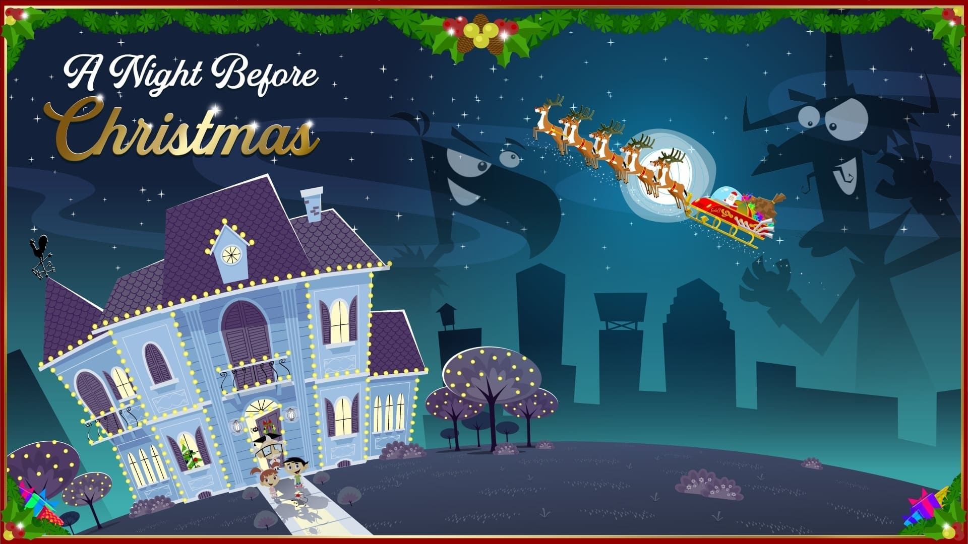 A Night Before Christmas background