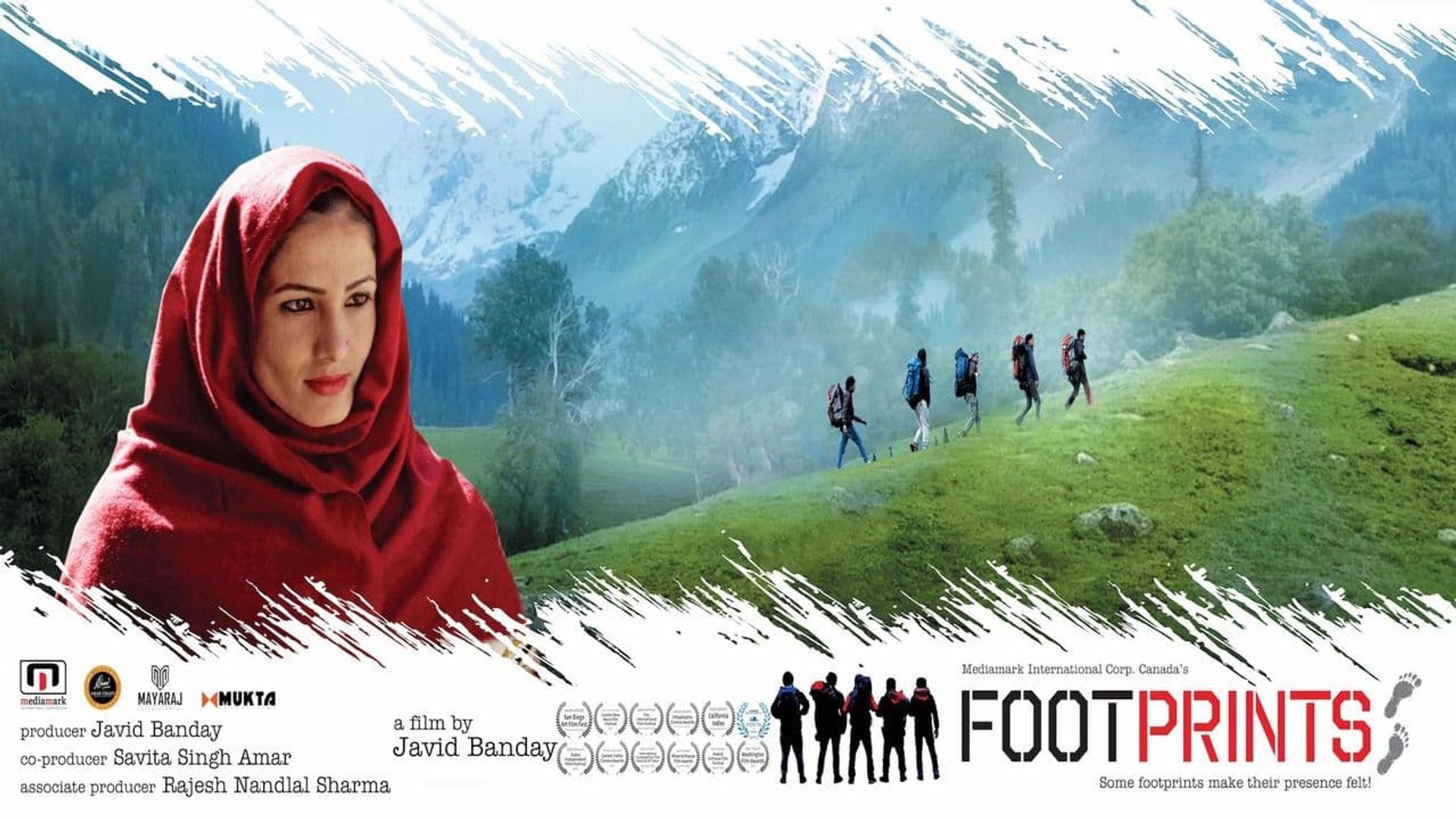 Footprints background