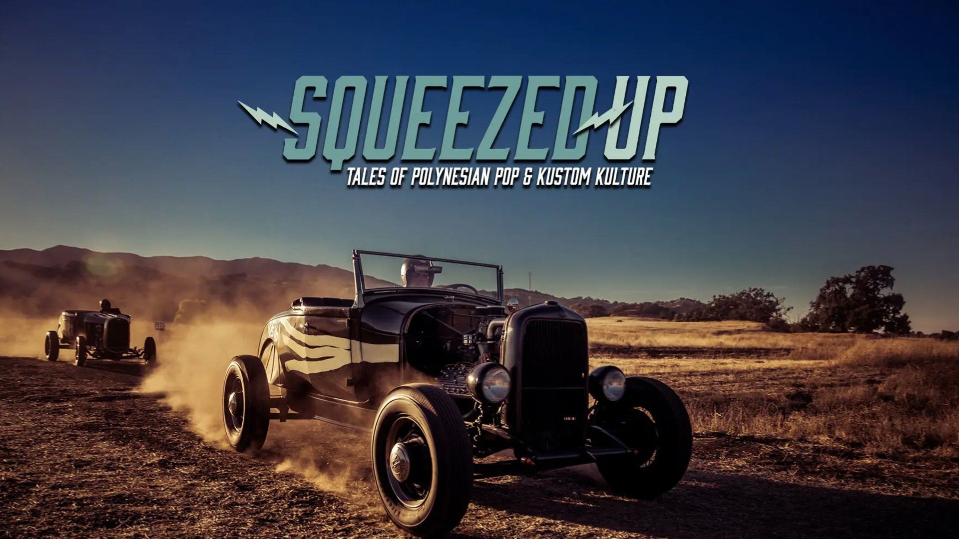 Squeezed Up - Tales of Polynesian Pop and Kustom Kulture background