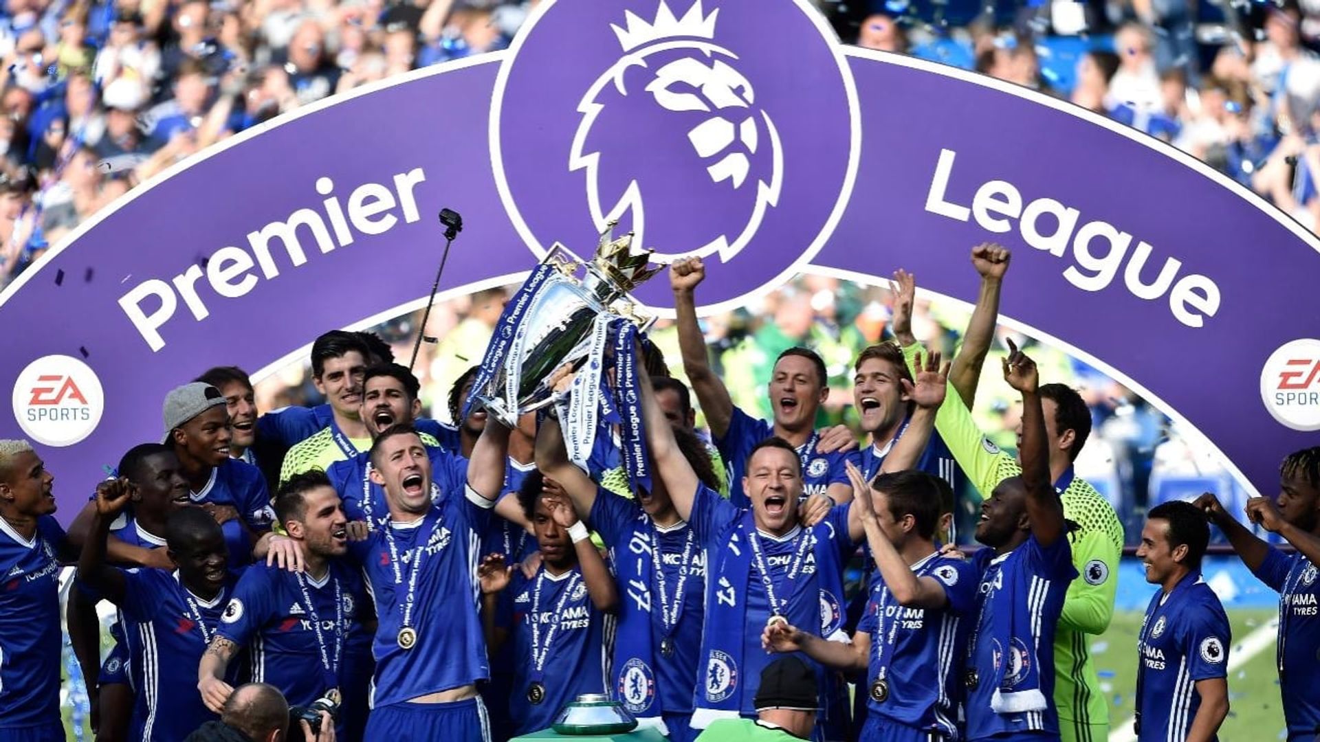 Chelsea FC Season Review 2016/17 background