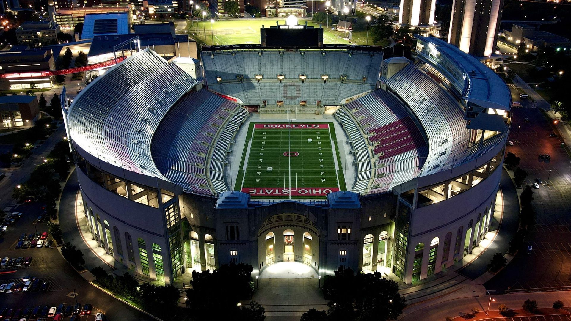 Woody Hayes' Ohio State Buckeyes background