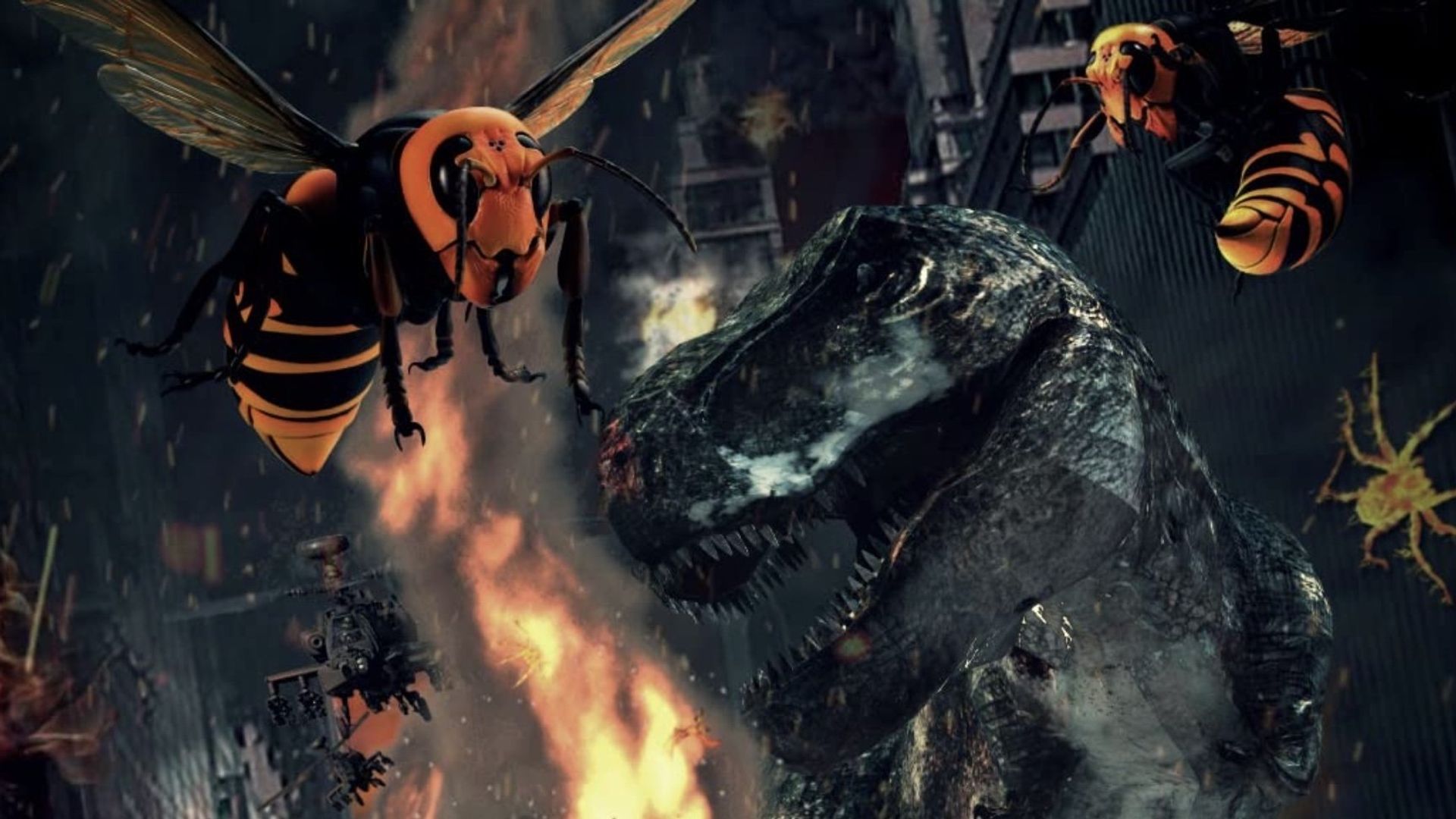 Ebola Rex Versus Murder Hornets background