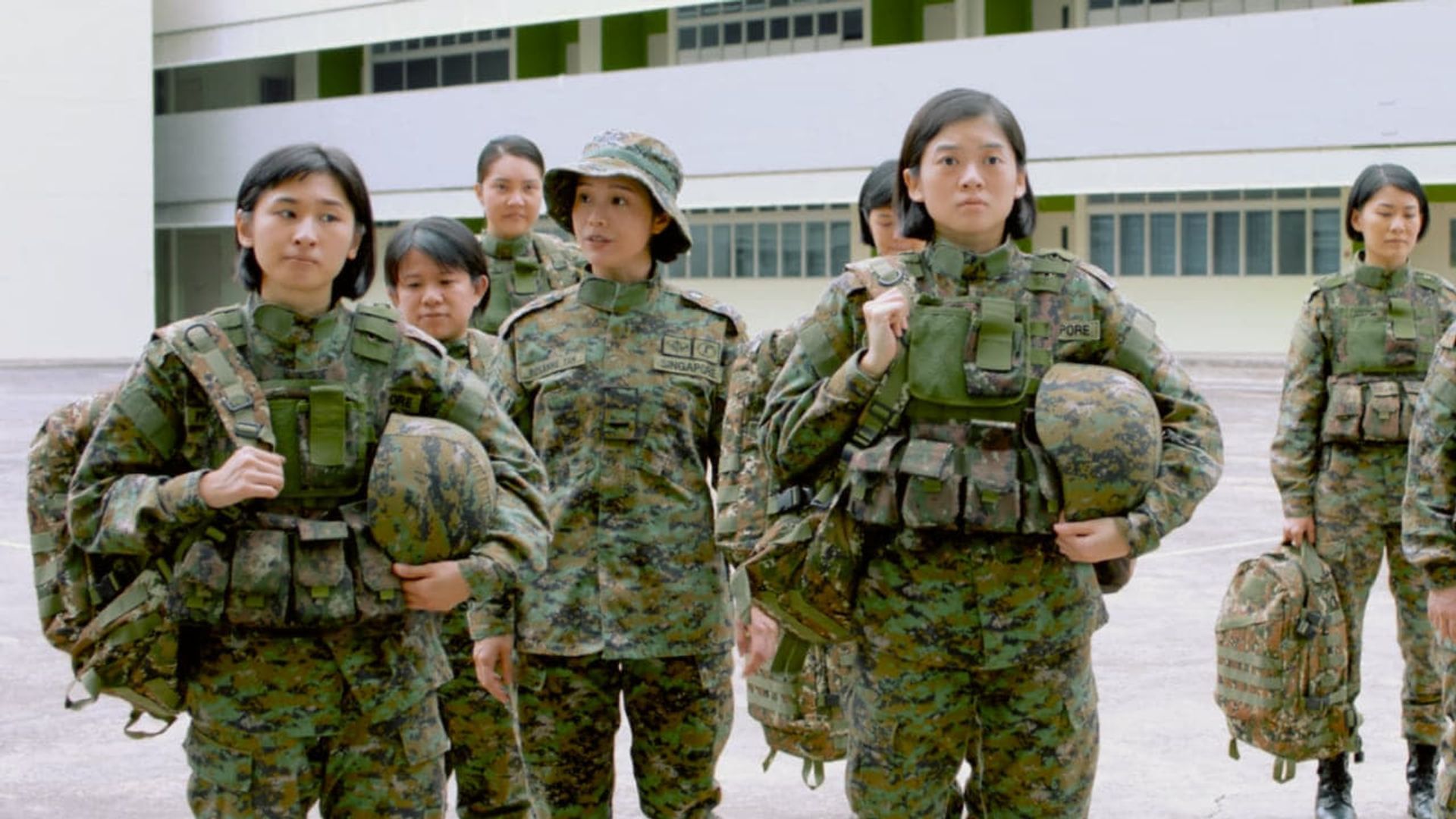 Ah Girls Go Army background