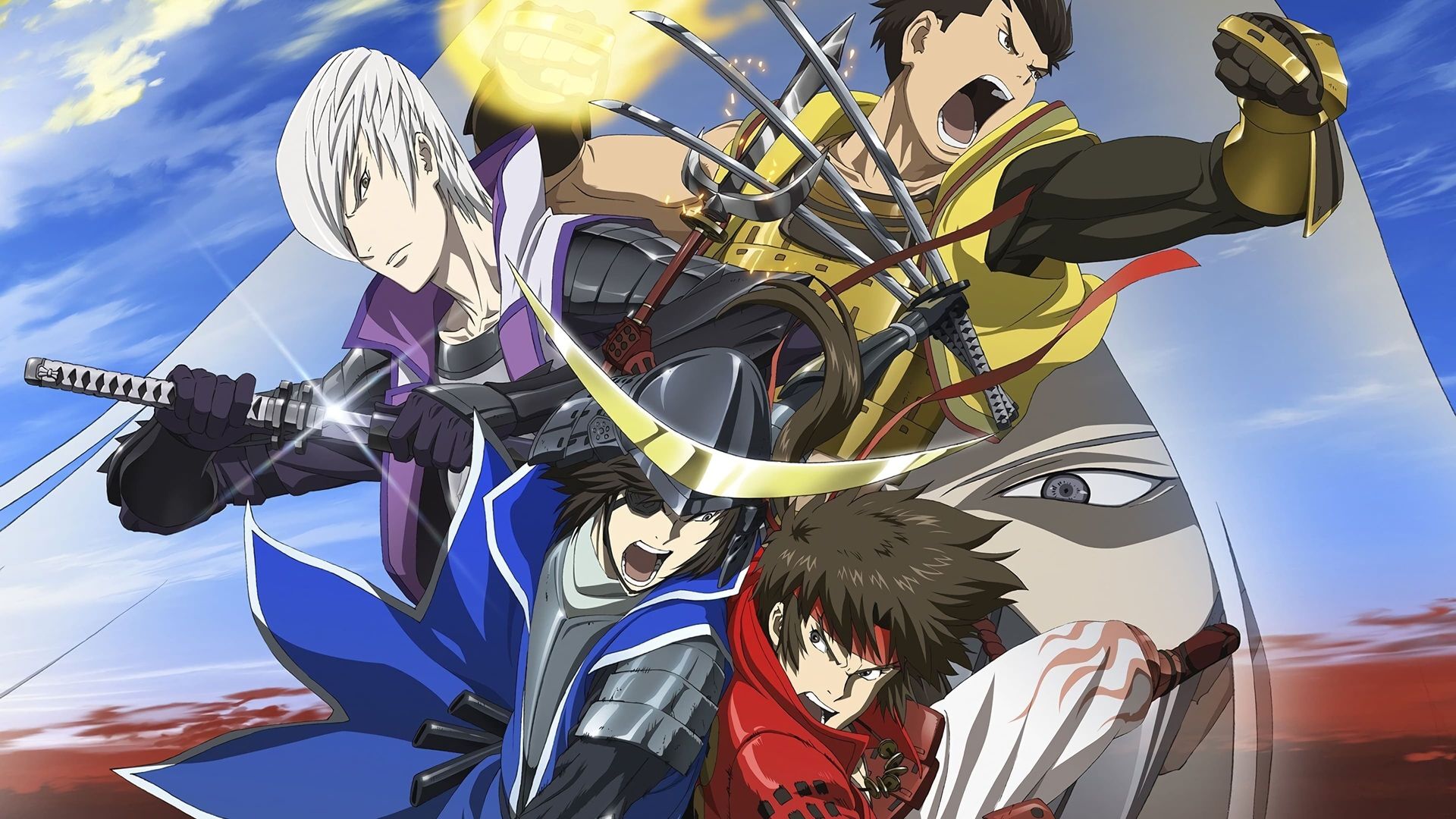 Gekijouban Sengoku Basara: The Last Party background
