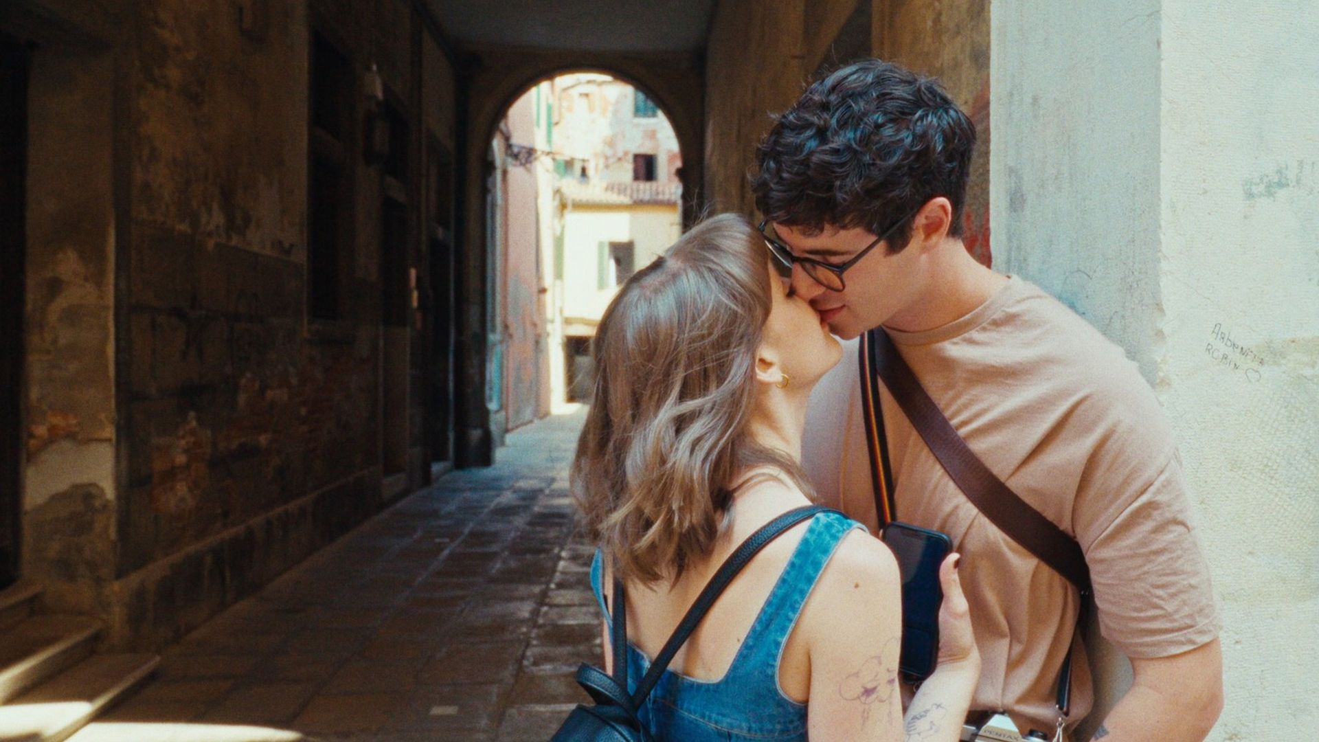 Nate and Moriah in Venice background