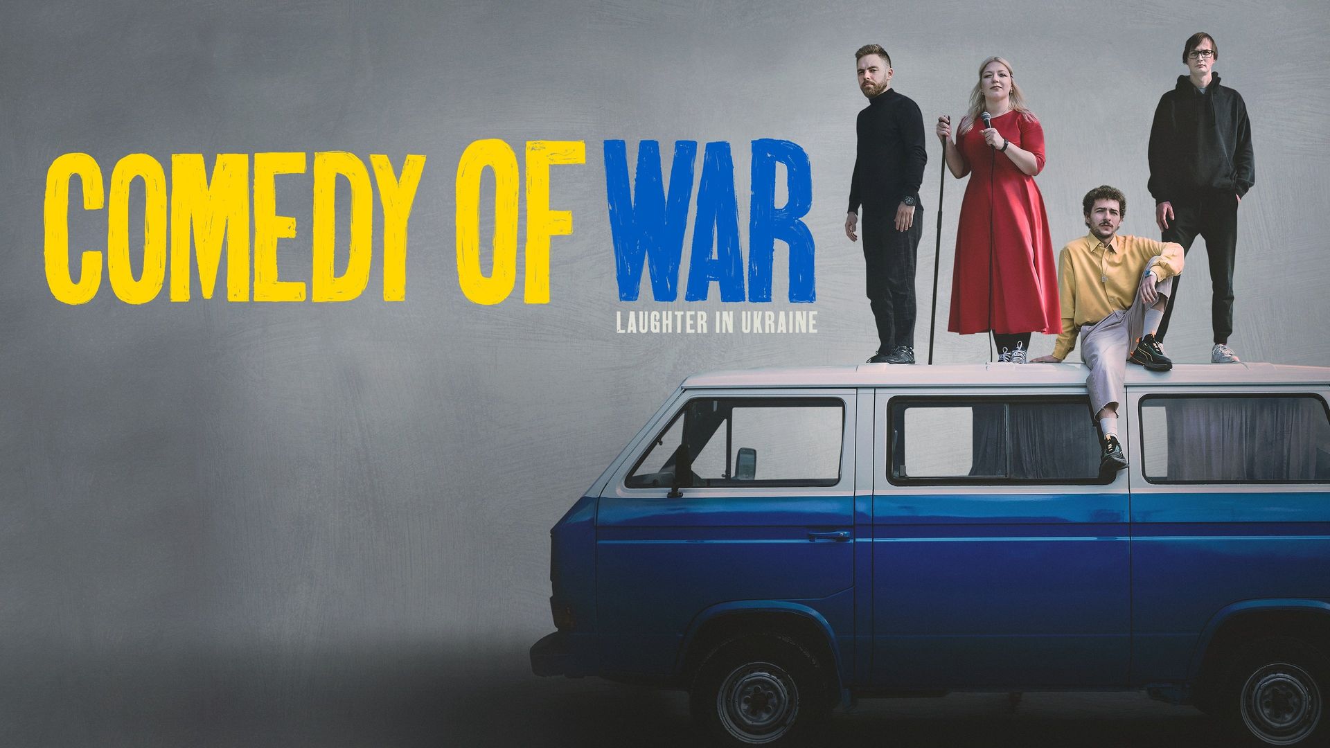 Comedy of War: Laughter in Ukraine background