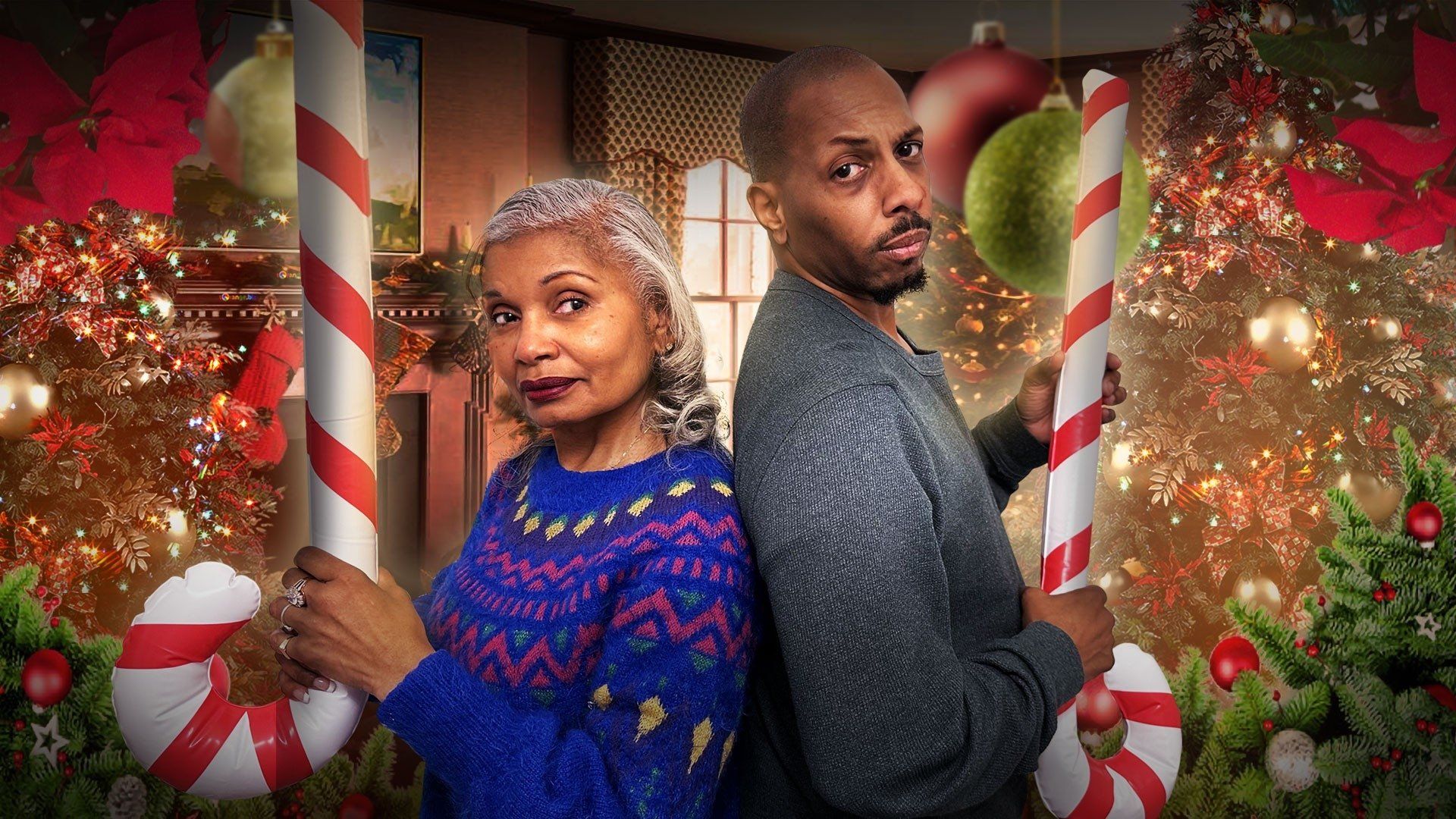 Mother of a Christmas background