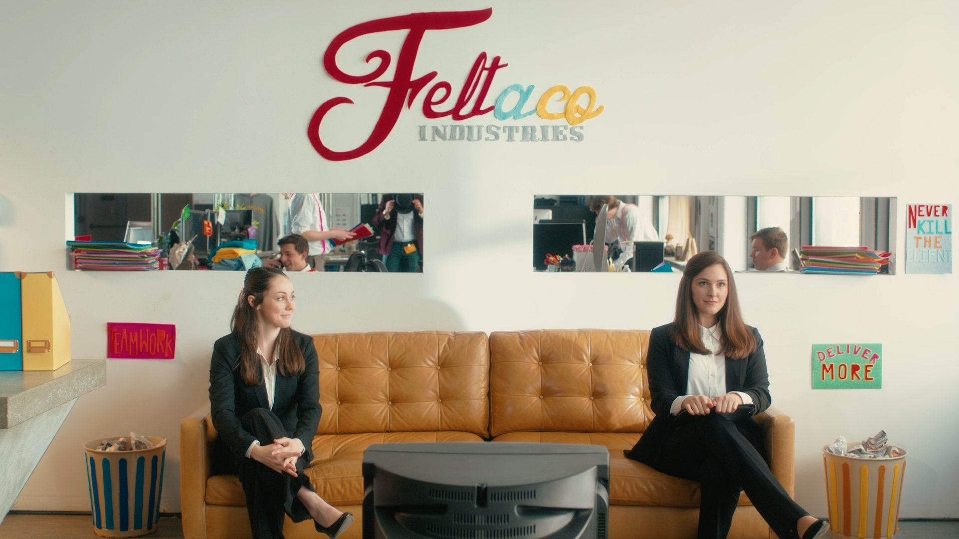 American Felt Building background