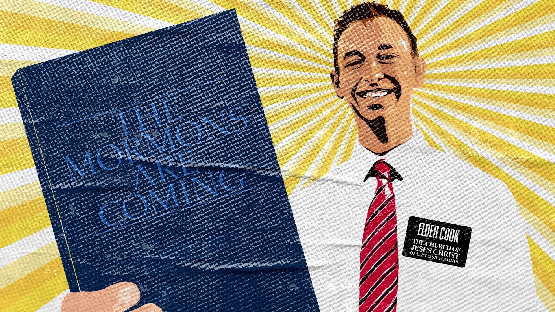 The Mormons are Coming background