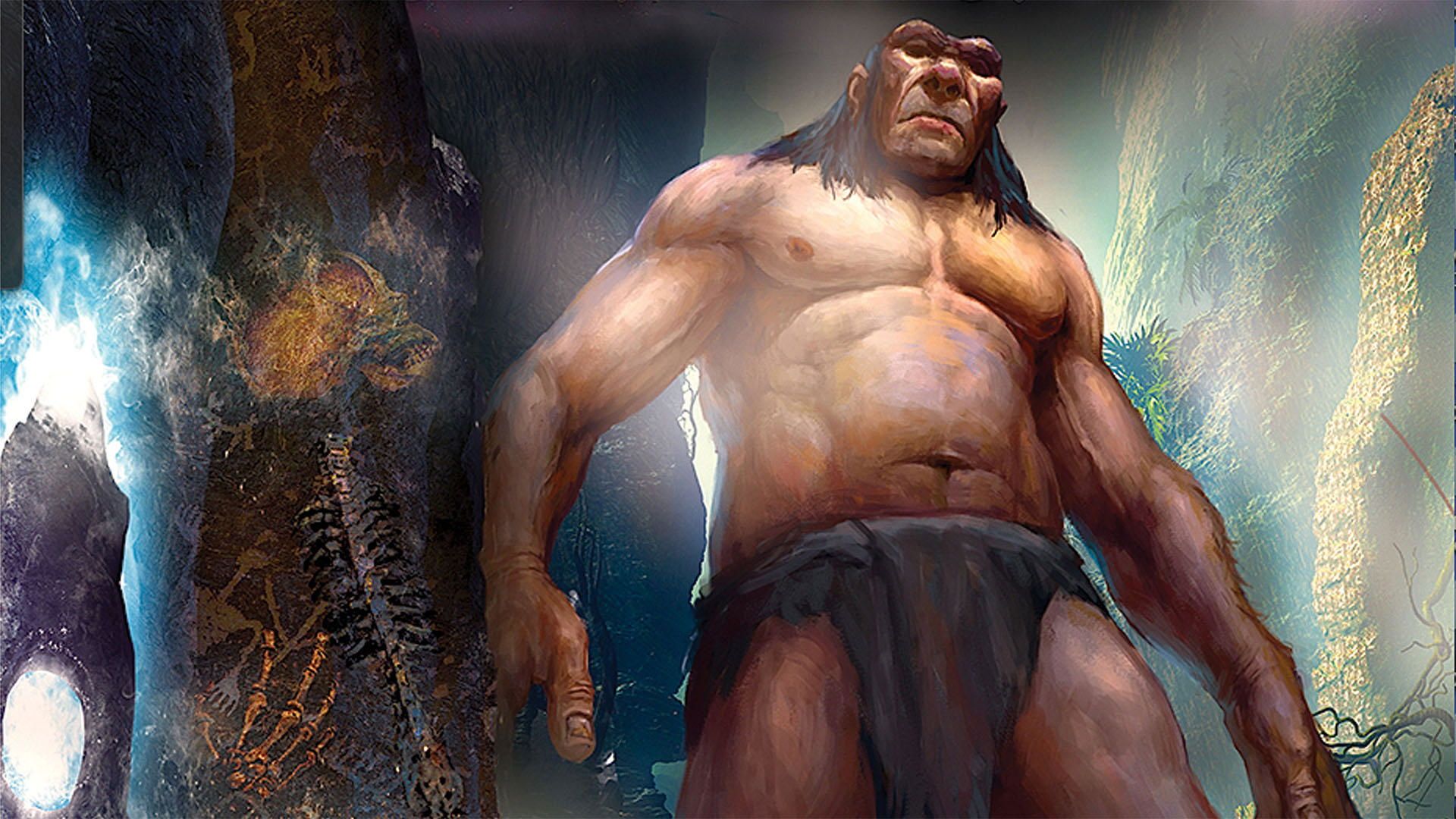 Ancient Giants of North America background