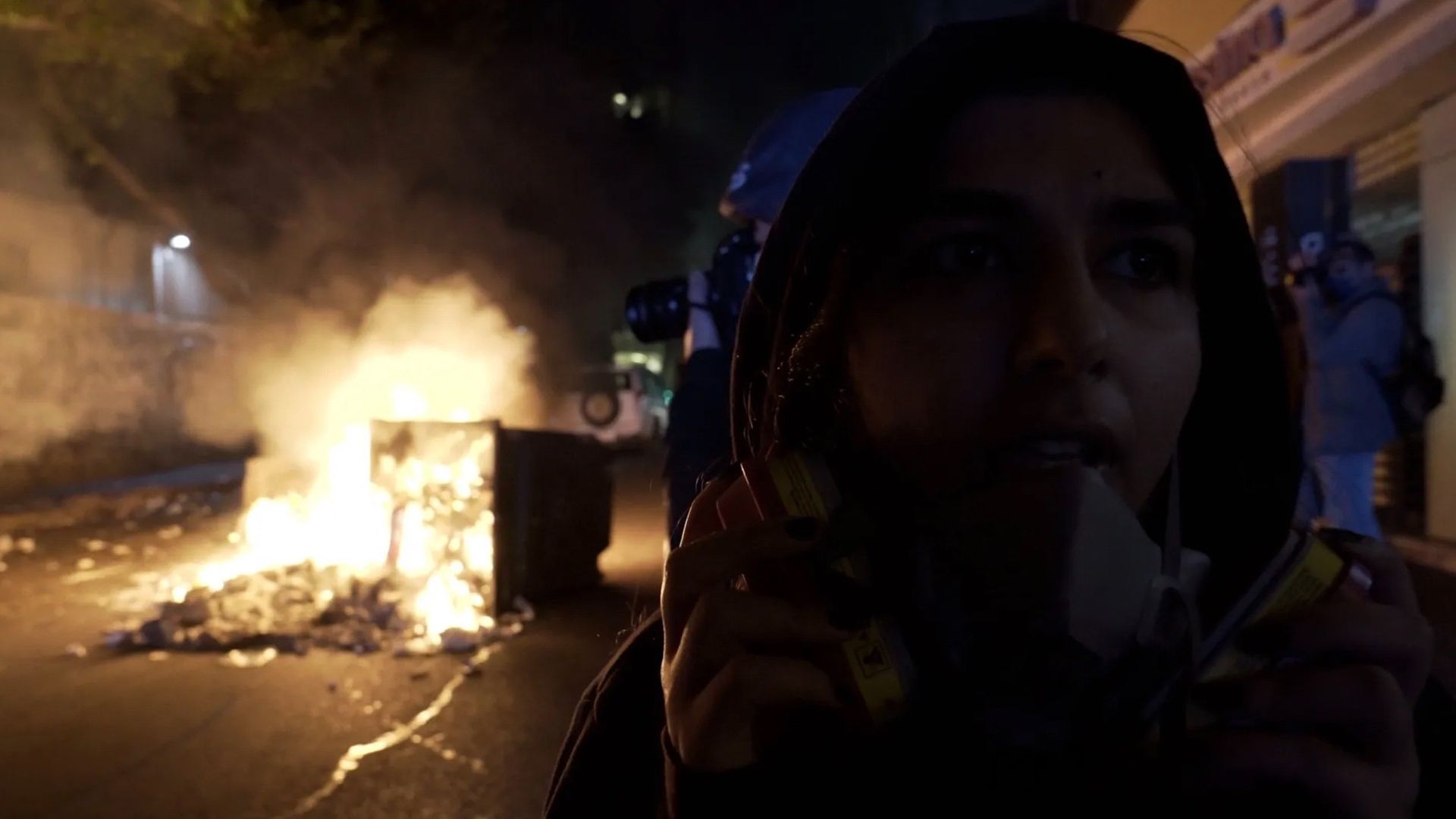 Anxious in Beirut background