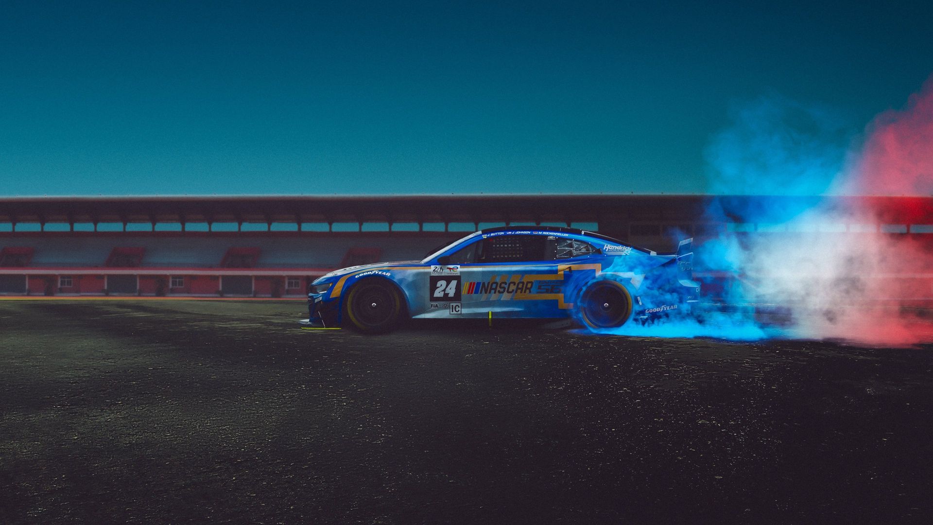 American Thunder: NASCAR to Le Mans background