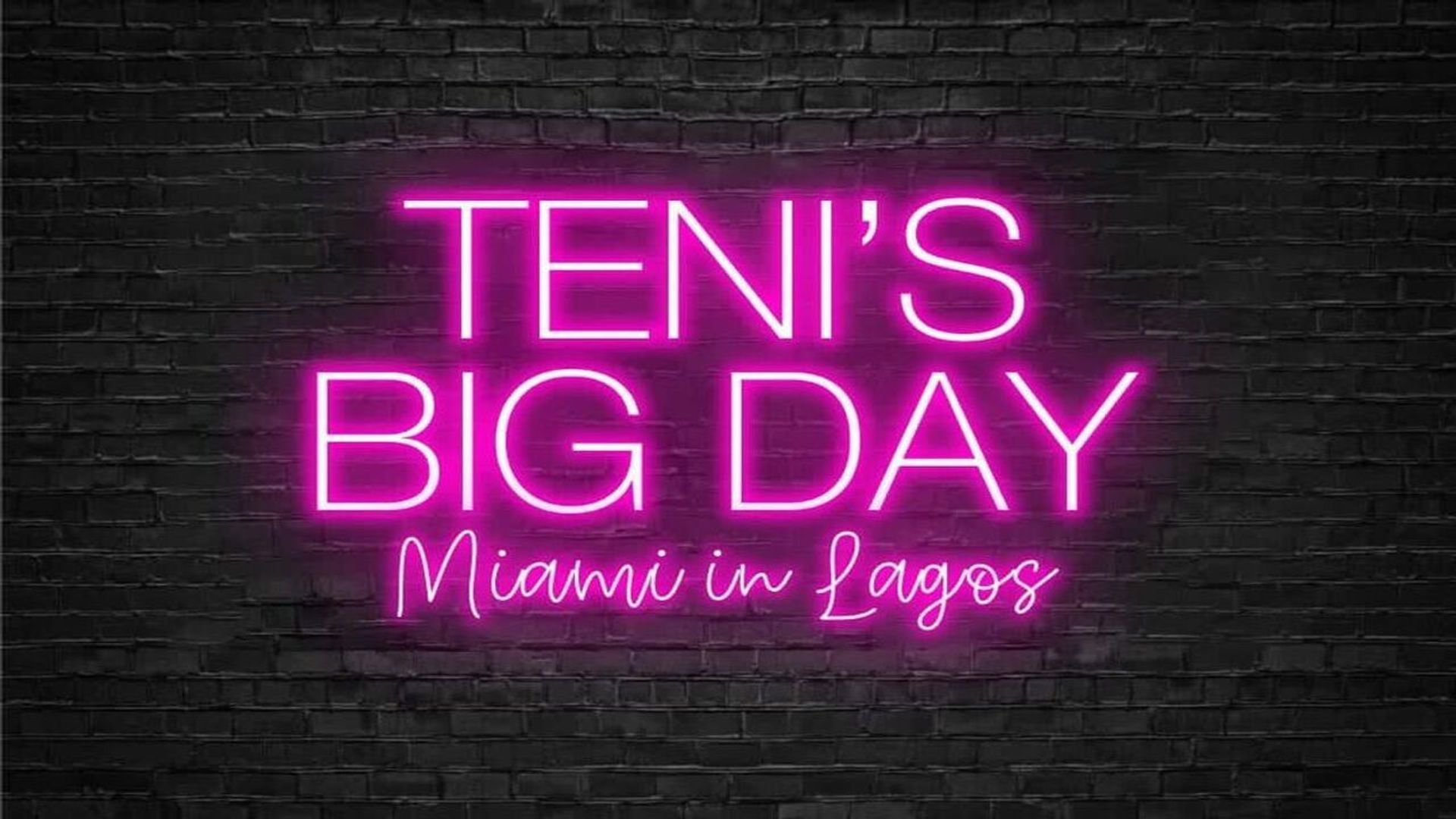 Teni's Big Day background