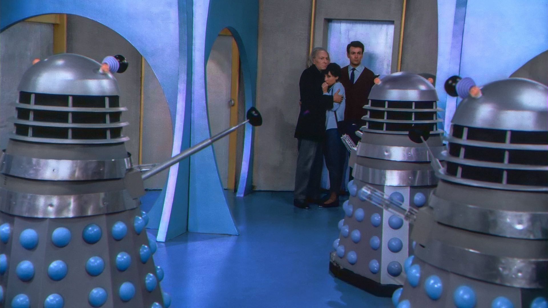 The Daleks in Colour background