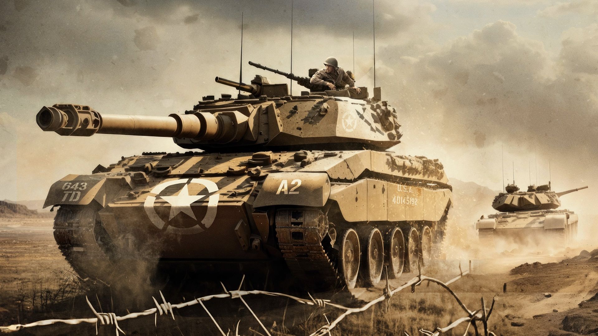World of Tanks and Commanders background