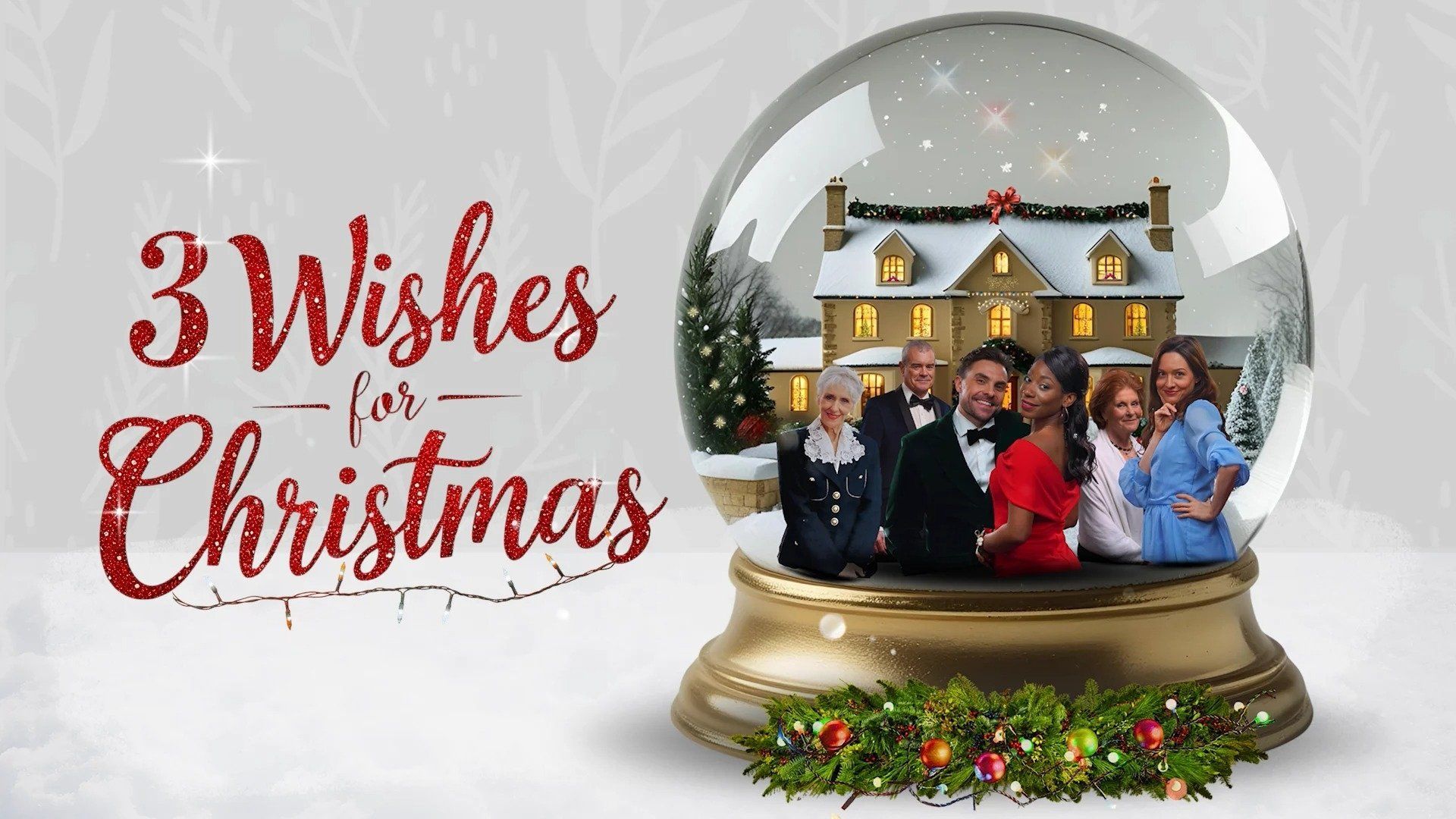 3 Wishes for Christmas background