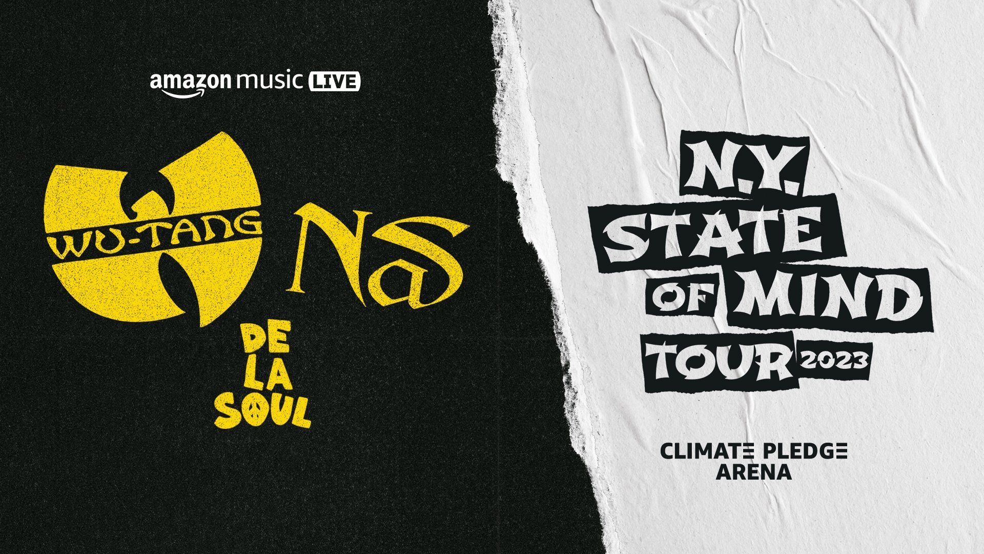 Wu-Tang Clan & Nas: NY State of Mind Tour at Climate Pledge Arena background