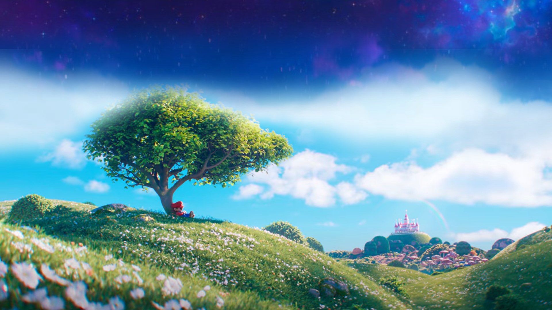 The Super Mario Galaxy Movie background