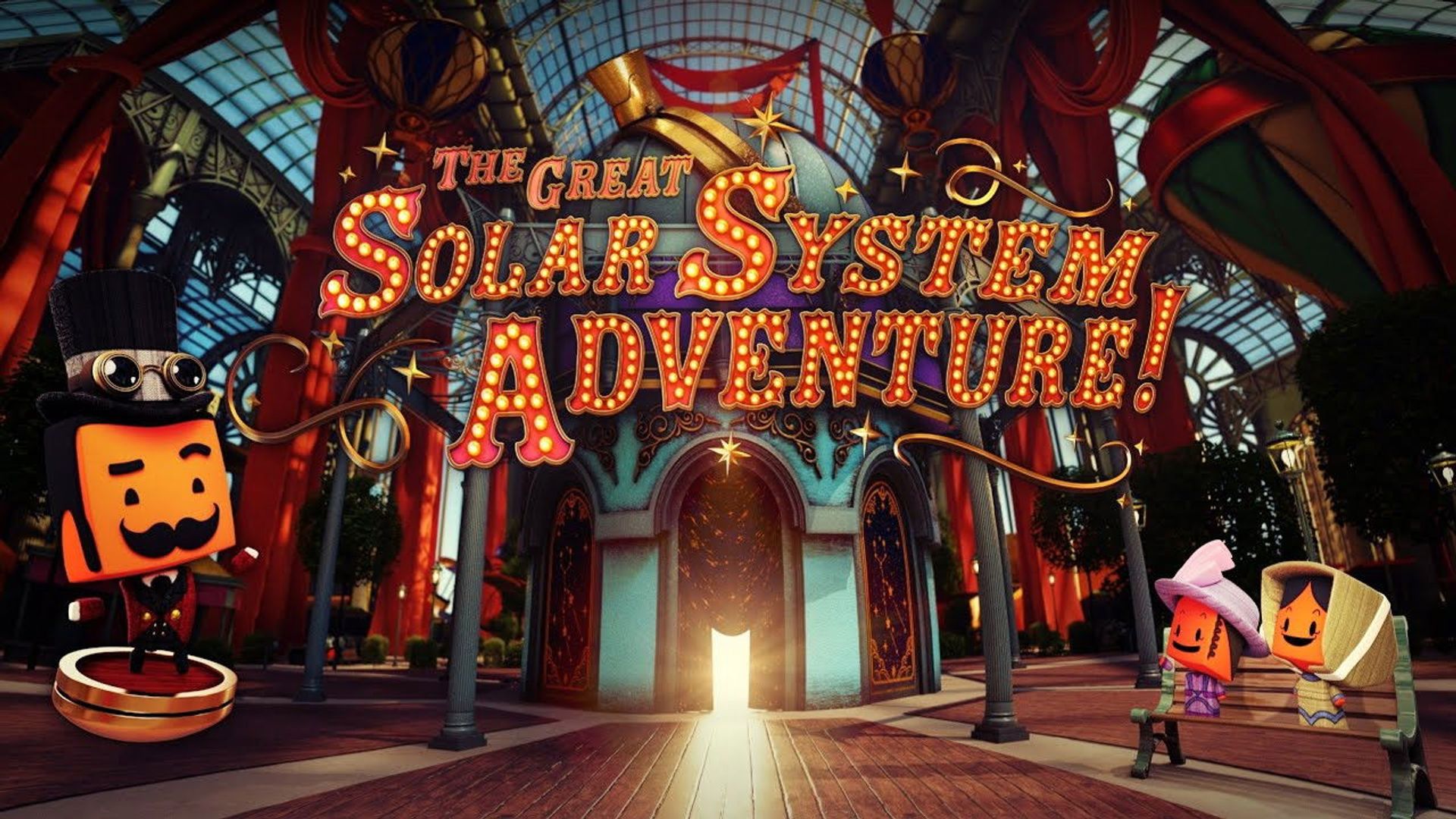 The Great Solar System Adventure: Planetarium Dome Show background