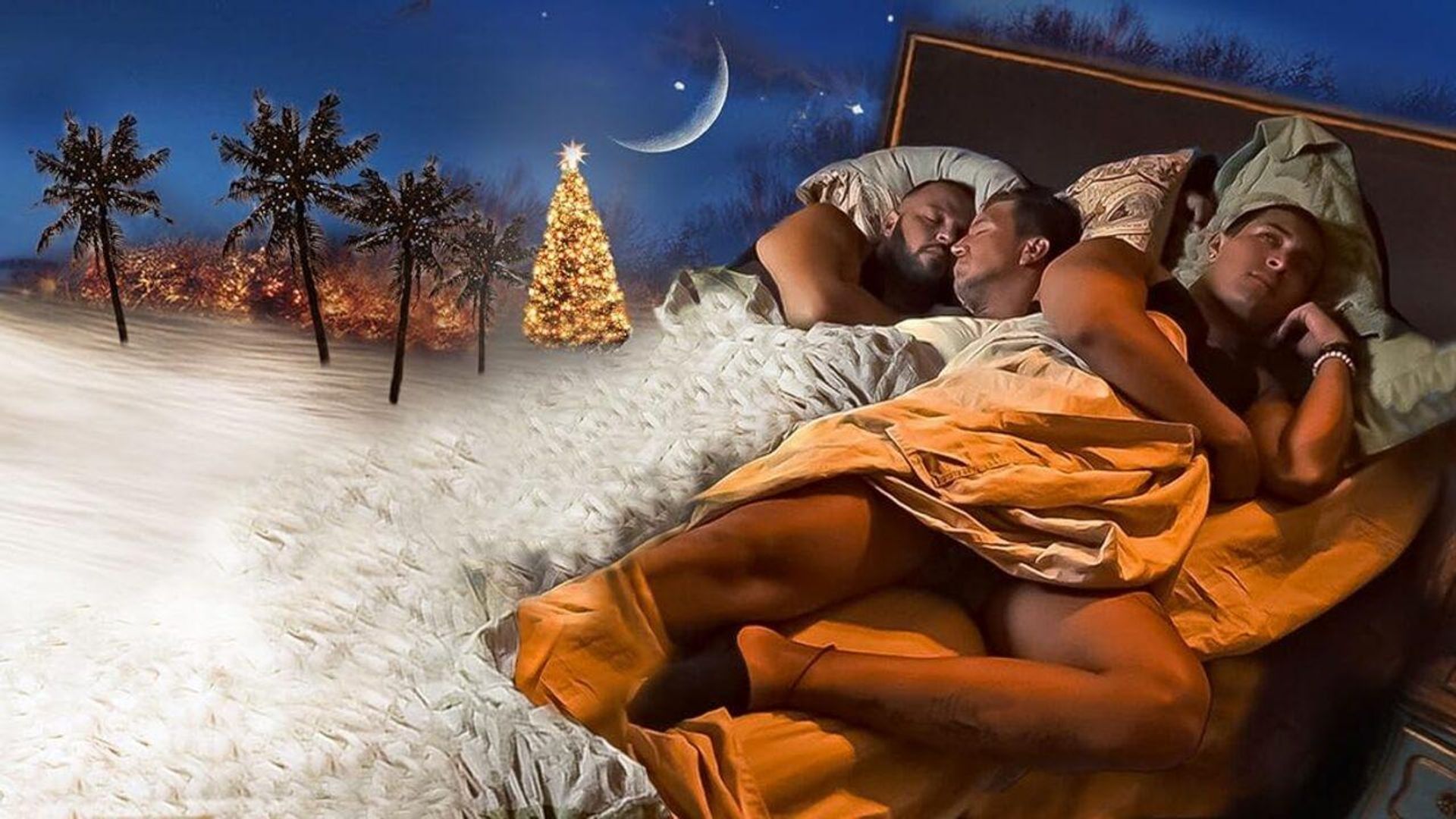 A Not So Straight Christmas background