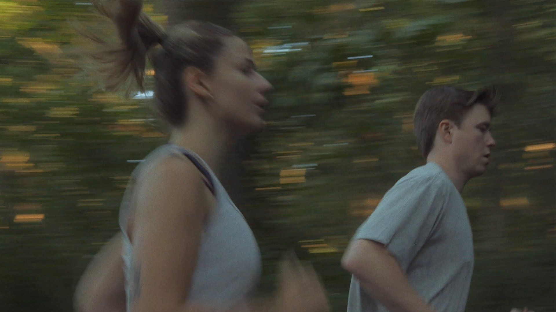 Margot on a Run background