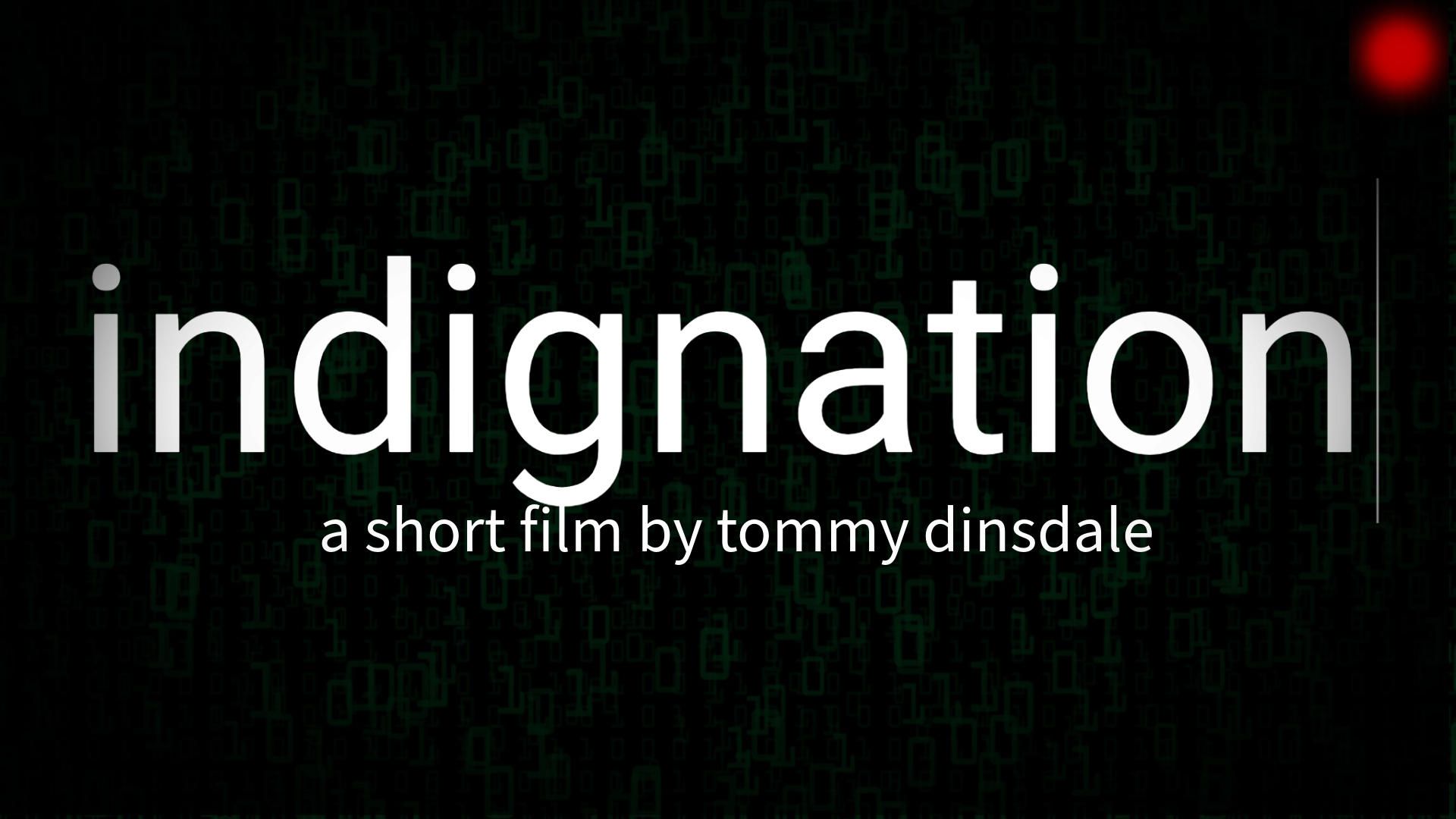 Indignation background