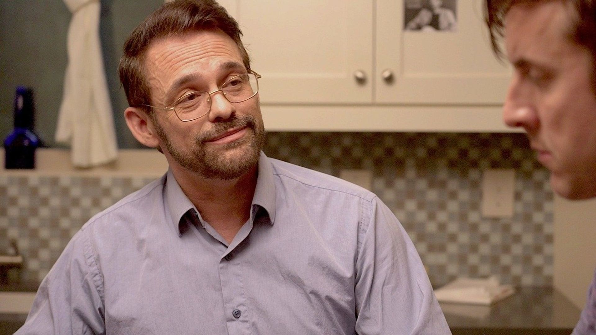 Snow Falling on Pumpkins background