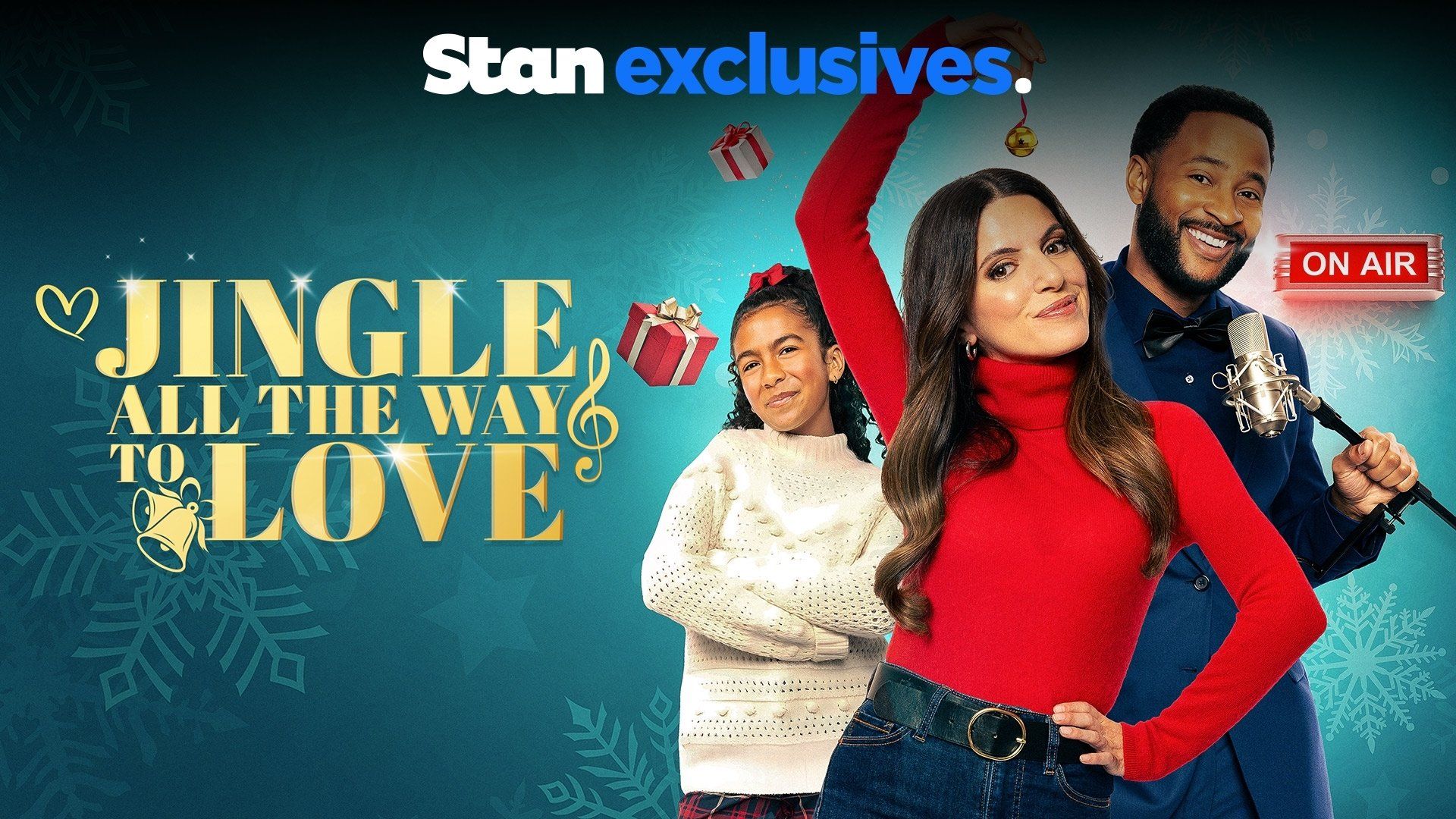 Jingle All the Way to Love background