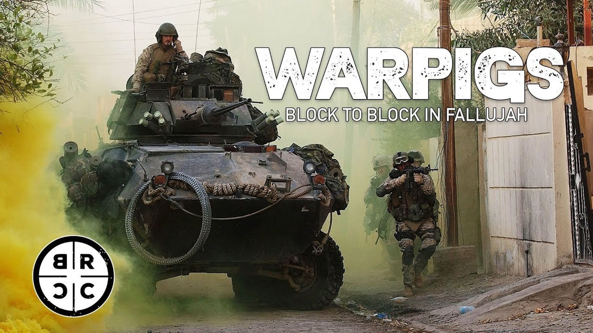 Warpigs: Block to Block in Fallujah background
