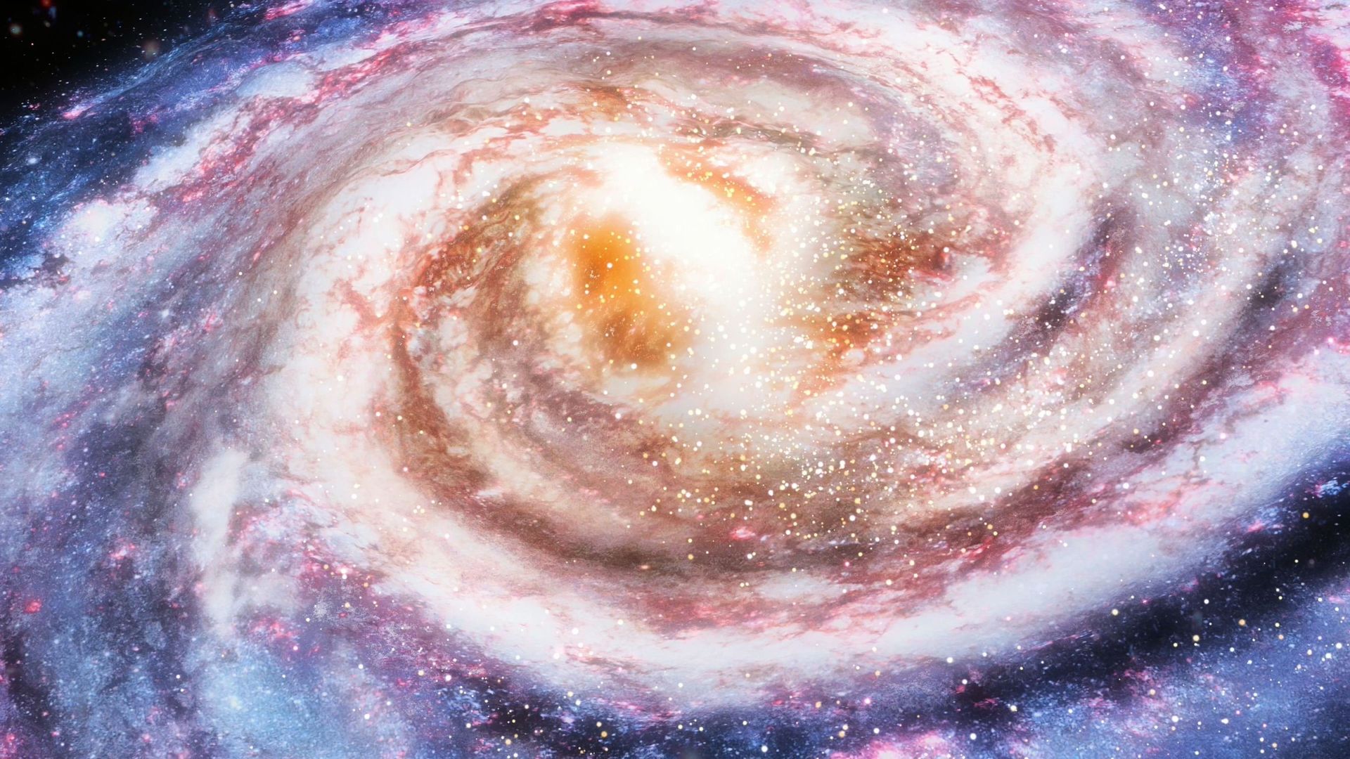Space Unraveling the Cosmos background