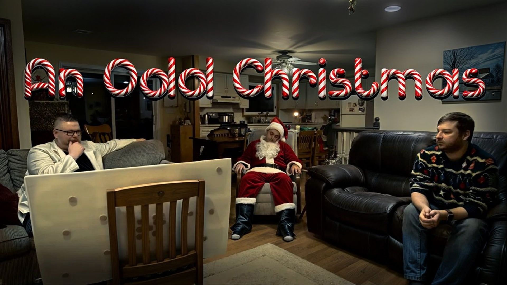 An Odd Christmas background