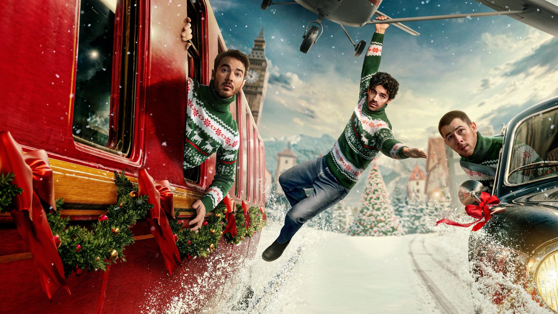 A Very Jonas Christmas Movie background
