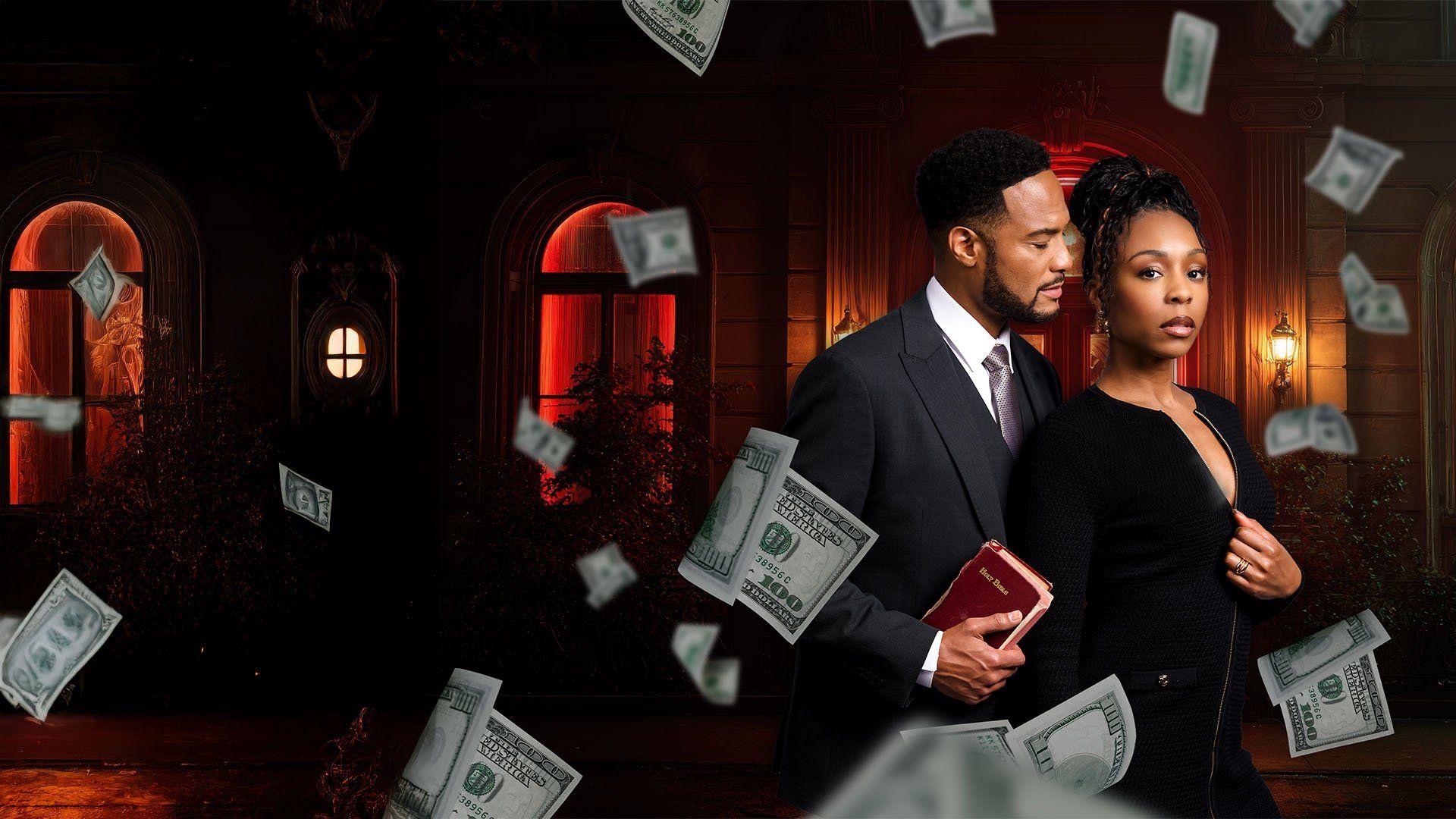 The Holy Hustle background