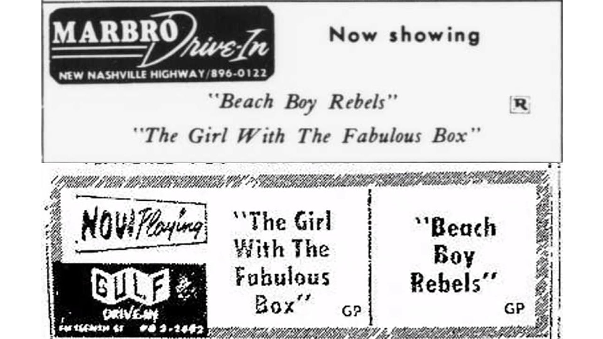 The Girl with the Fabulous Box background