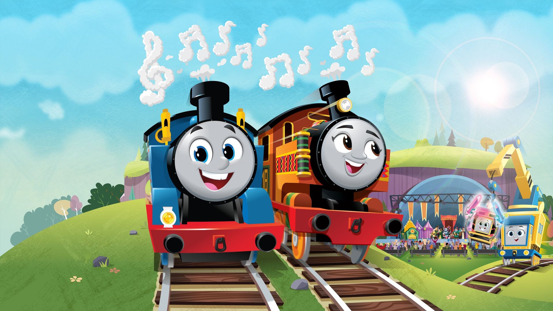 Thomas & Friends: Sodor Sings Together background