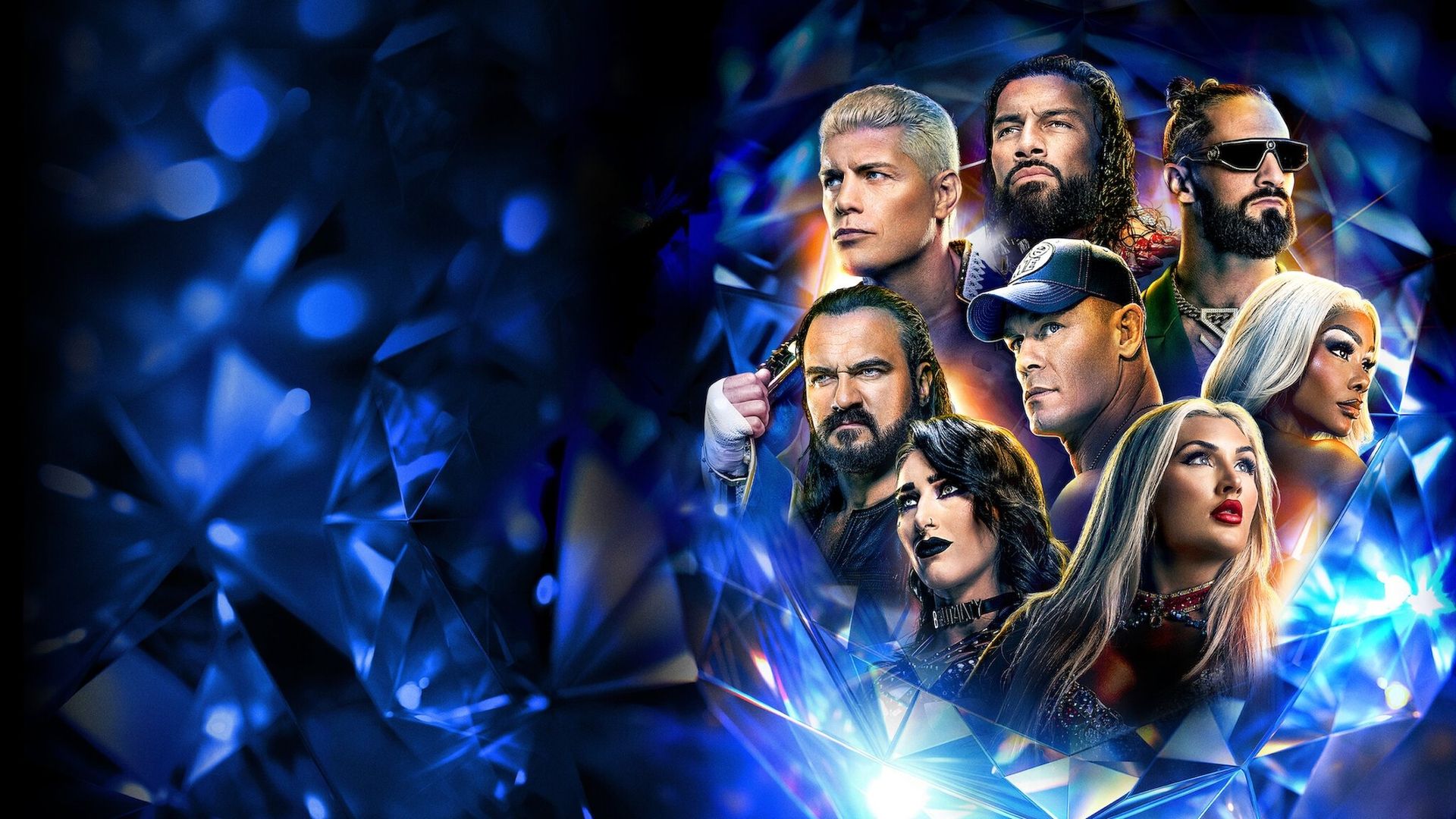 WWE Crown Jewel 2025 background