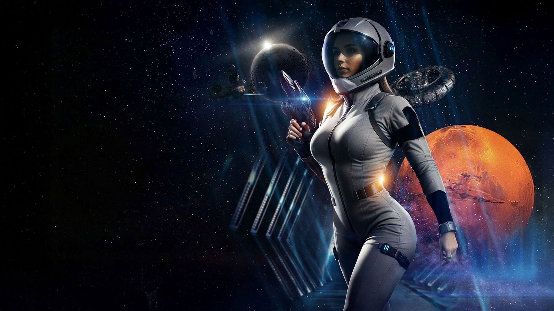 Battle Beyond Mars background