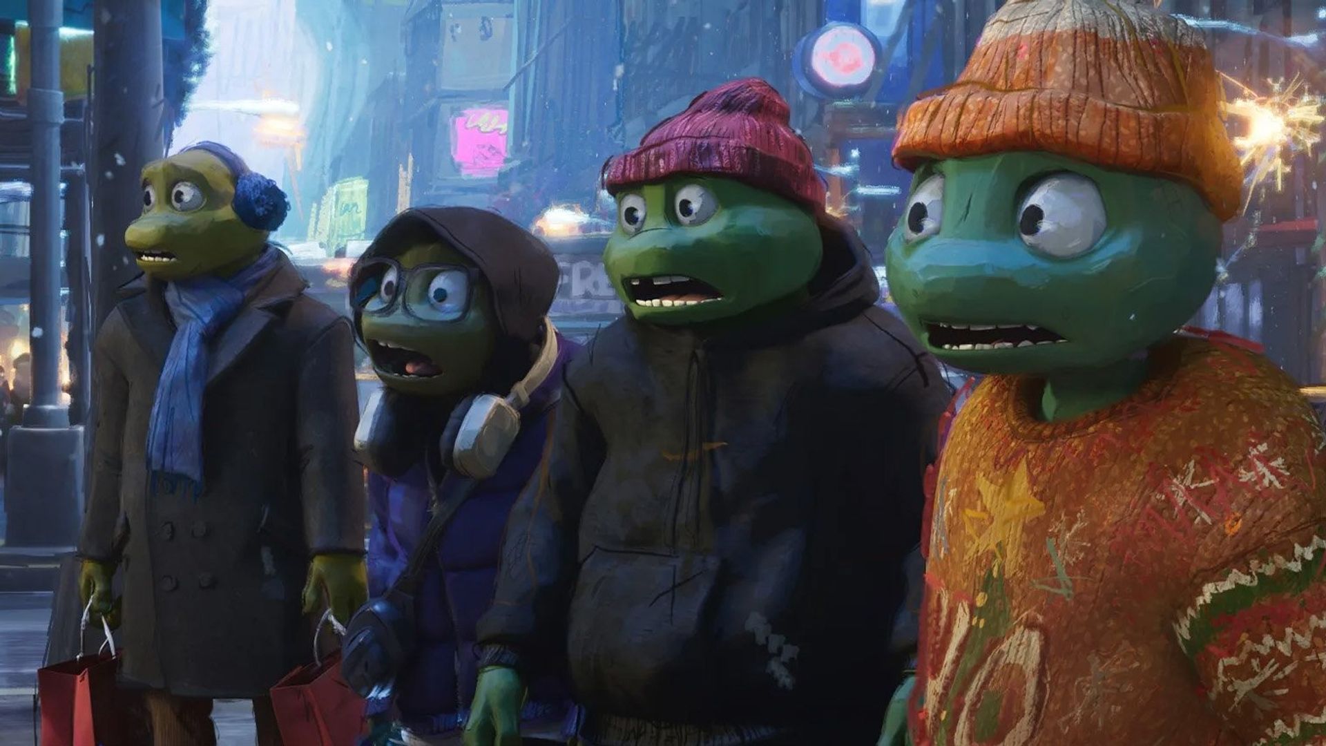 Teenage Mutant Ninja Turtles: Chrome Alone 2 - Lost in New Jersey background