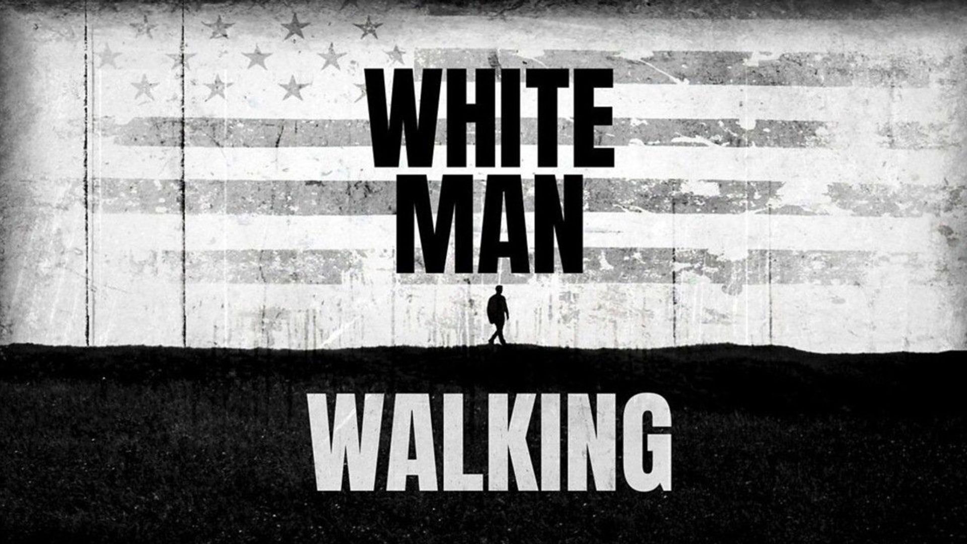 White Man Walking background
