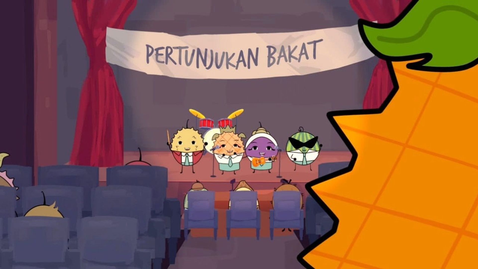 Kampung Buah background