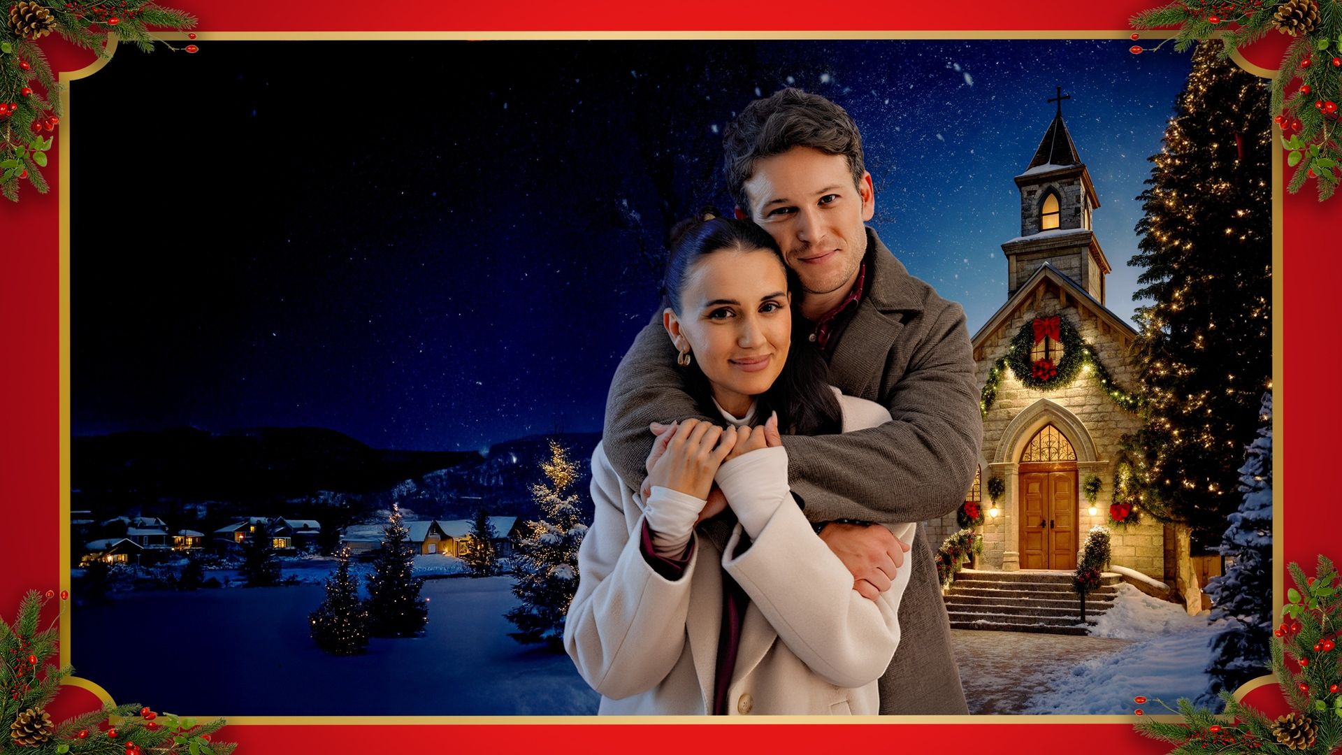 Christmas in Midnight Clear background