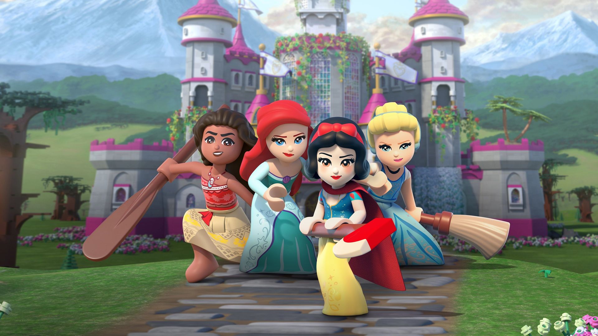 Lego Disney Princess: Villains Unite background