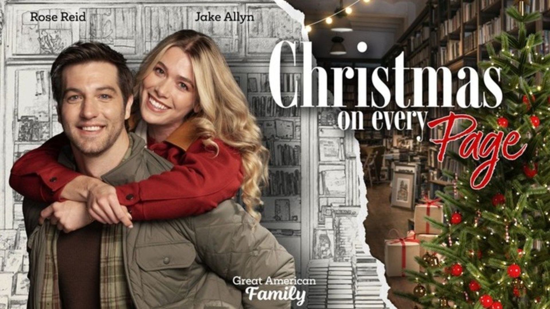 Christmas on Every Page background