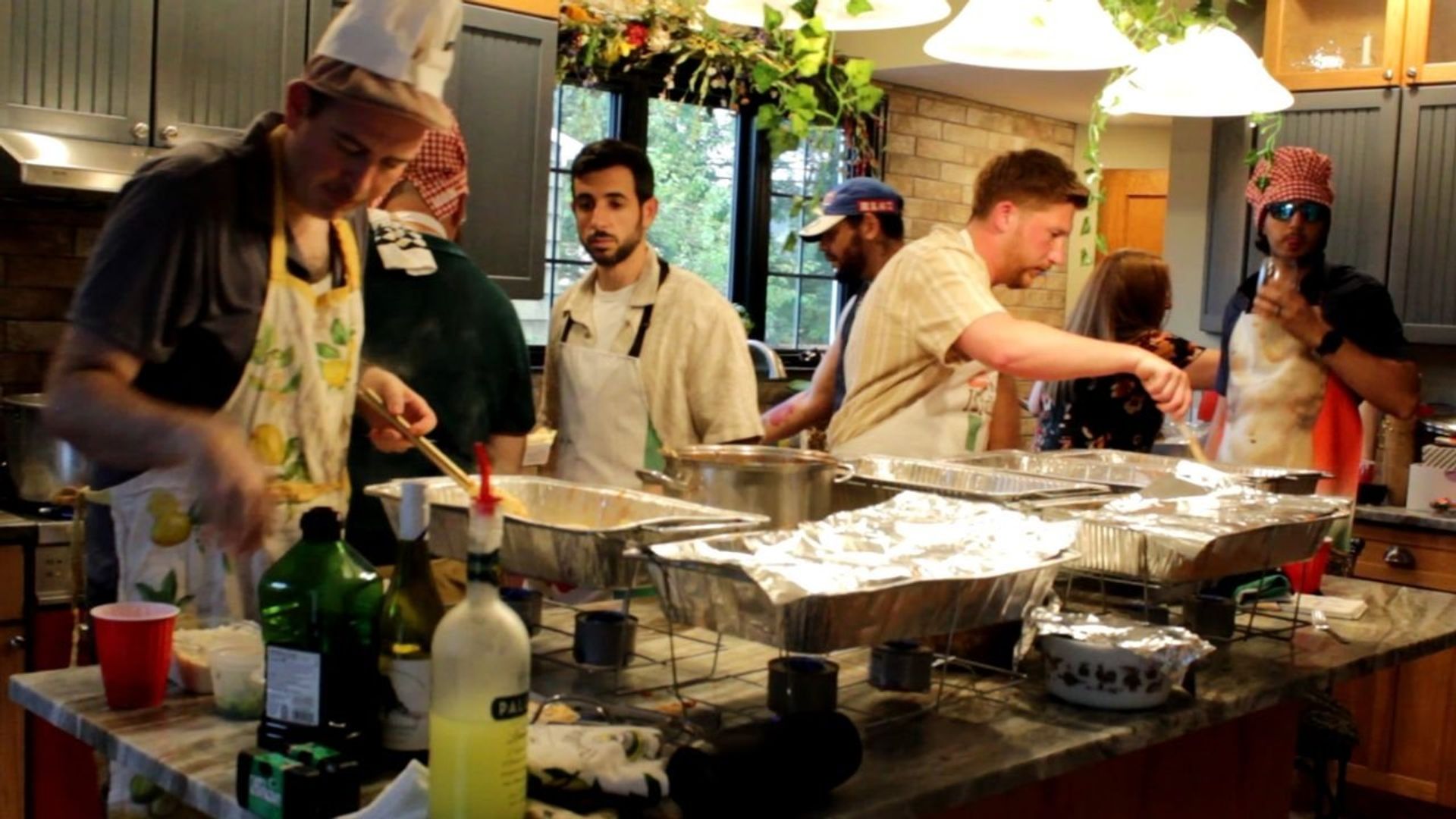 Ravioli Wine Night background