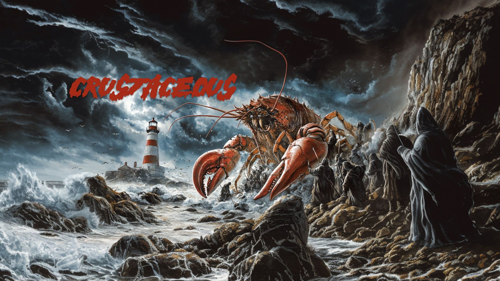 Crustaceous background