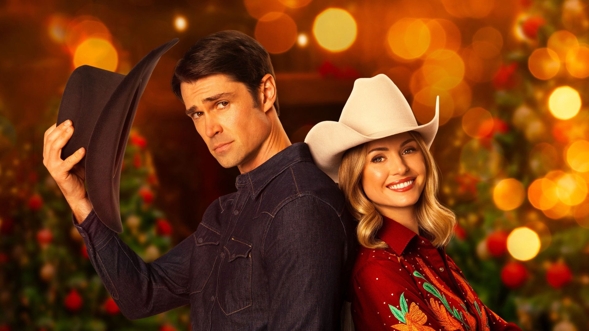 Rodeo Christmas Romance background
