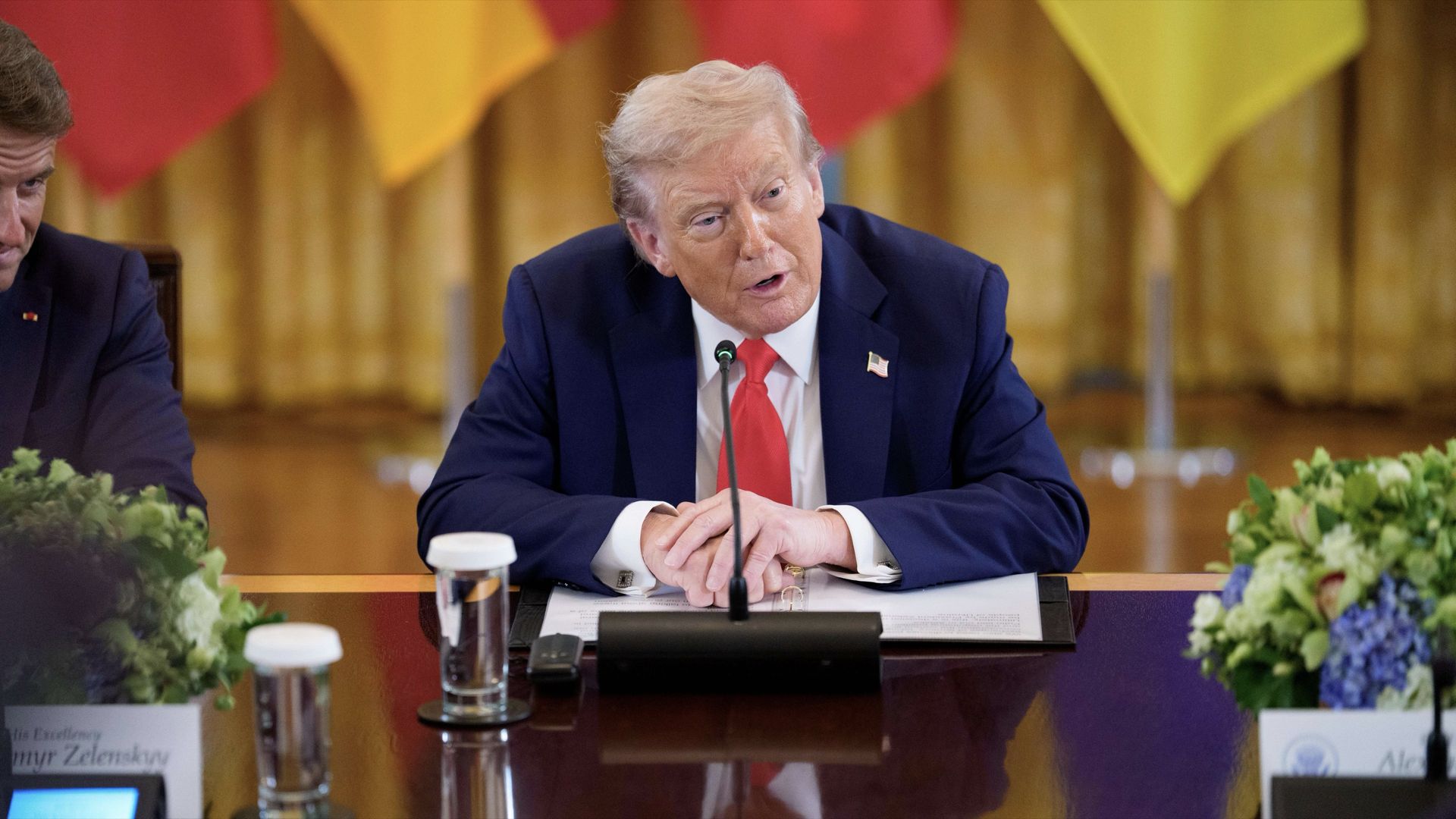 Trump v the Truth background